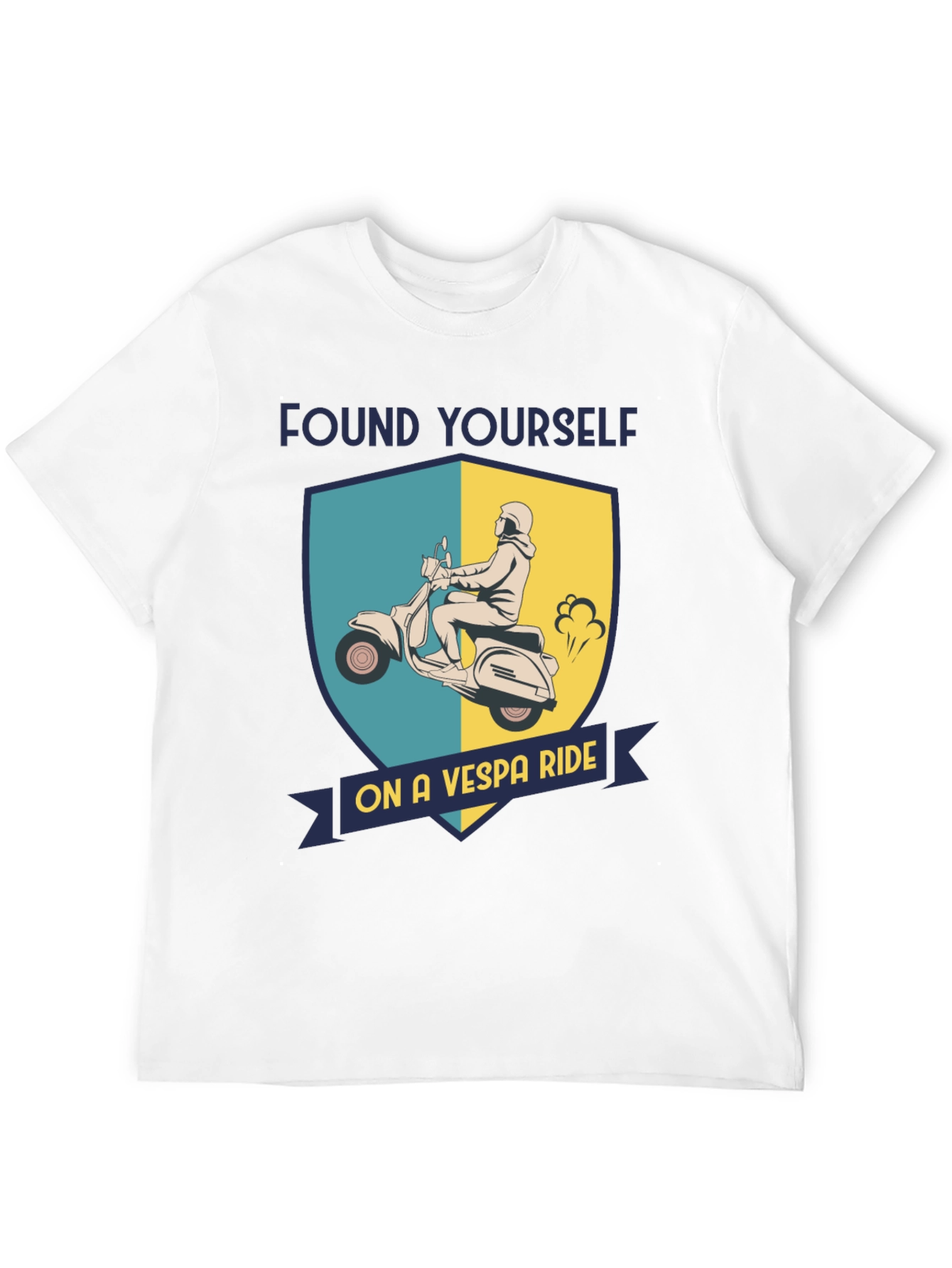 Vespa Ride T-Shirt - Retro Scooter Design