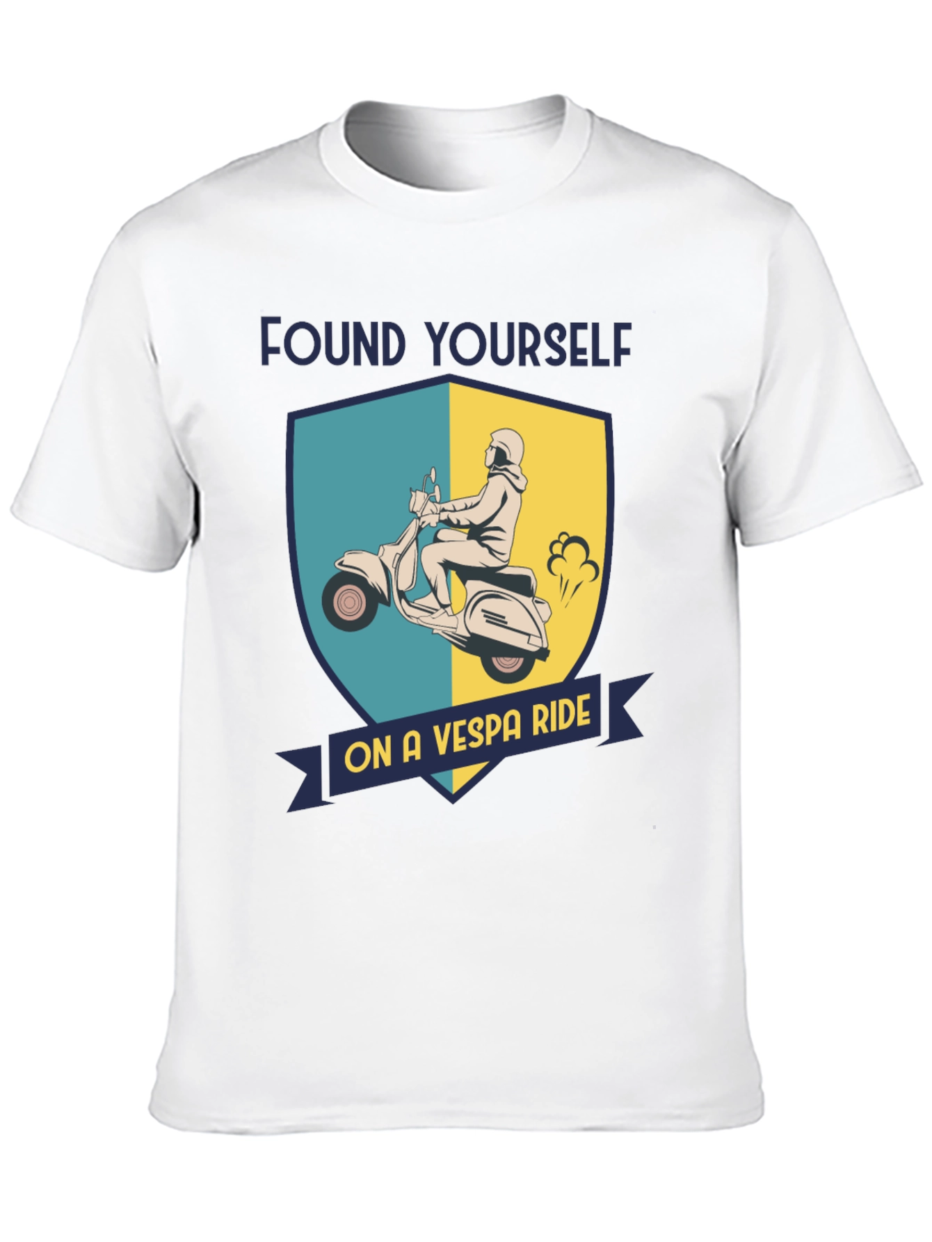 Vespa Ride T-Shirt - Retro Scooter Design