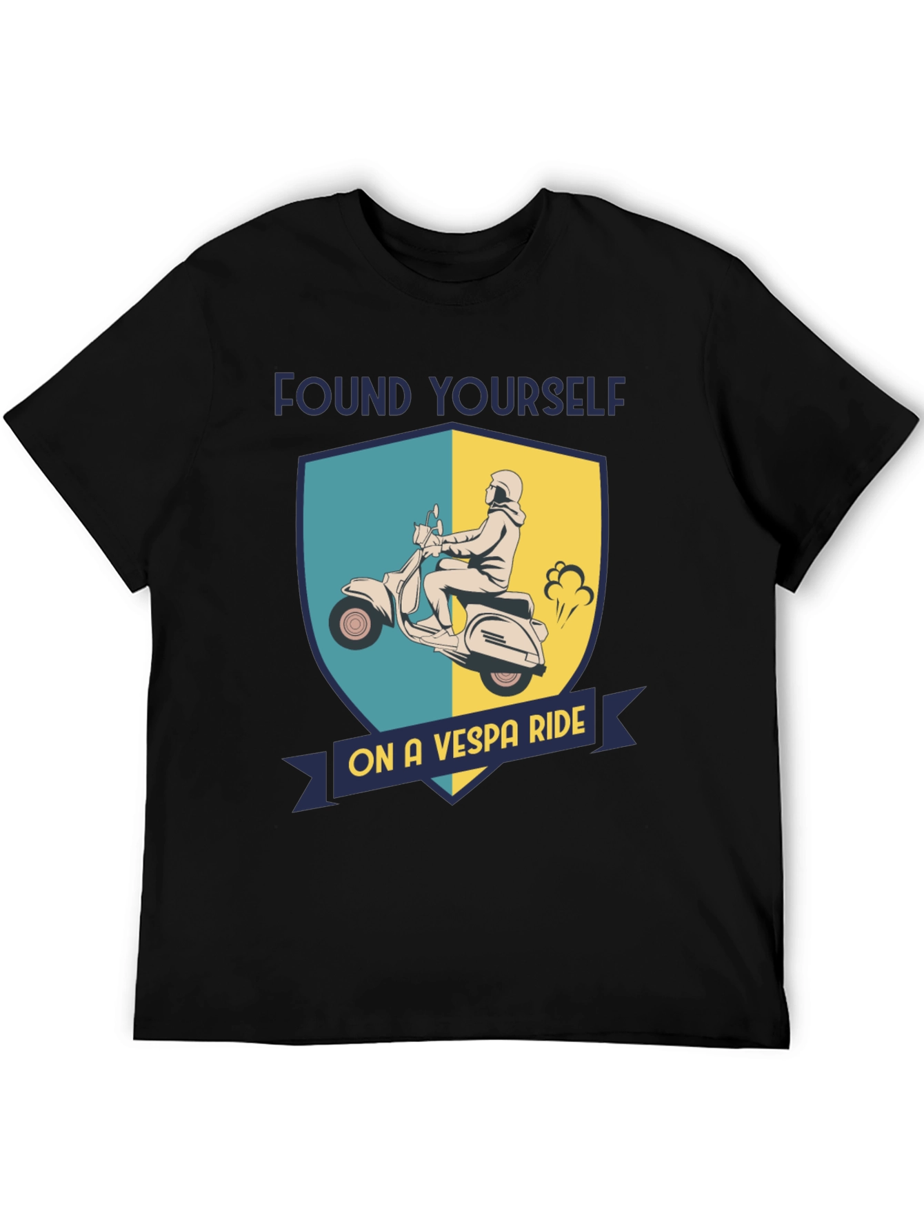 Vespa Ride T-Shirt - Retro Scooter Design