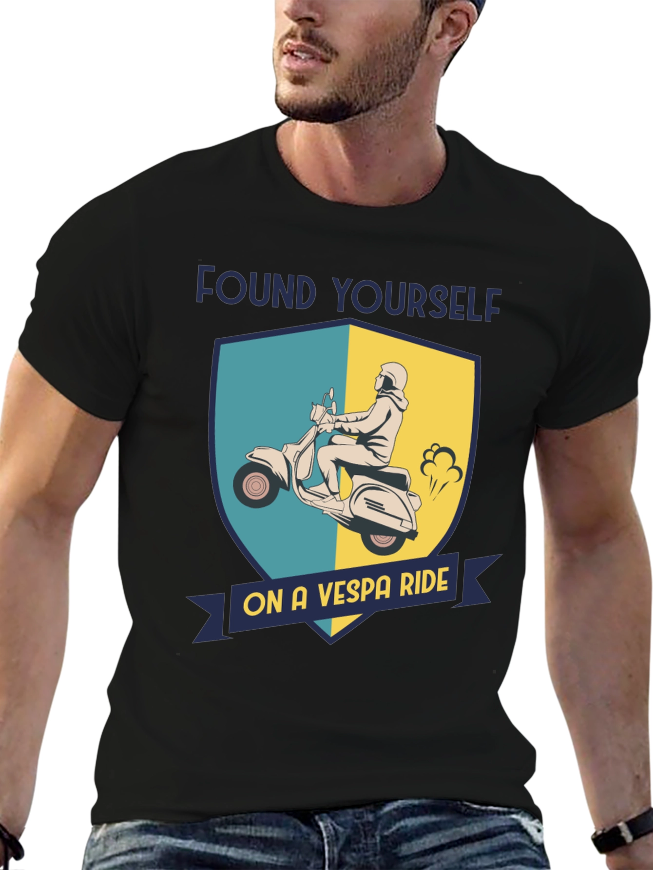 Vespa Ride T-Shirt - Retro Scooter Design