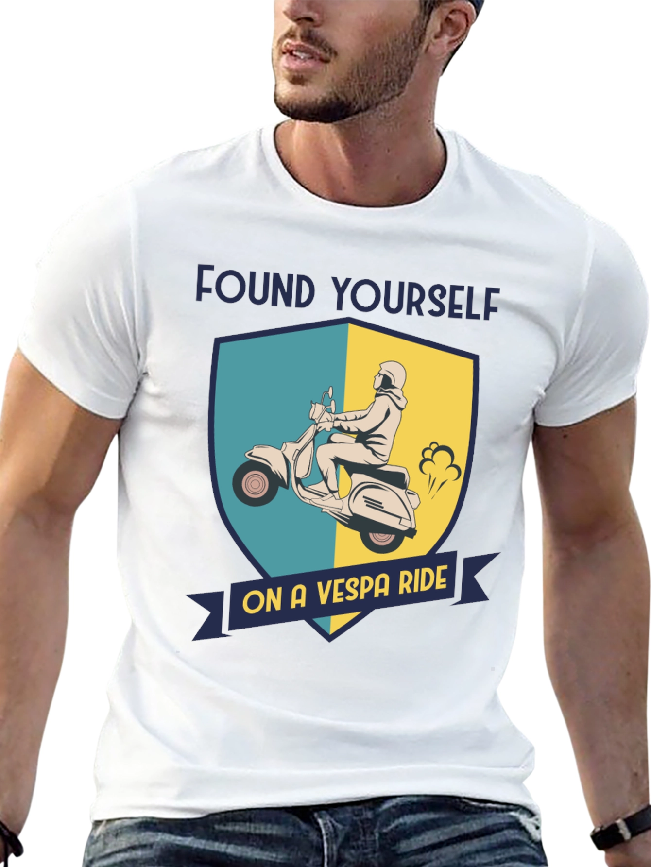 Vespa Ride T-Shirt - Retro Scooter Design