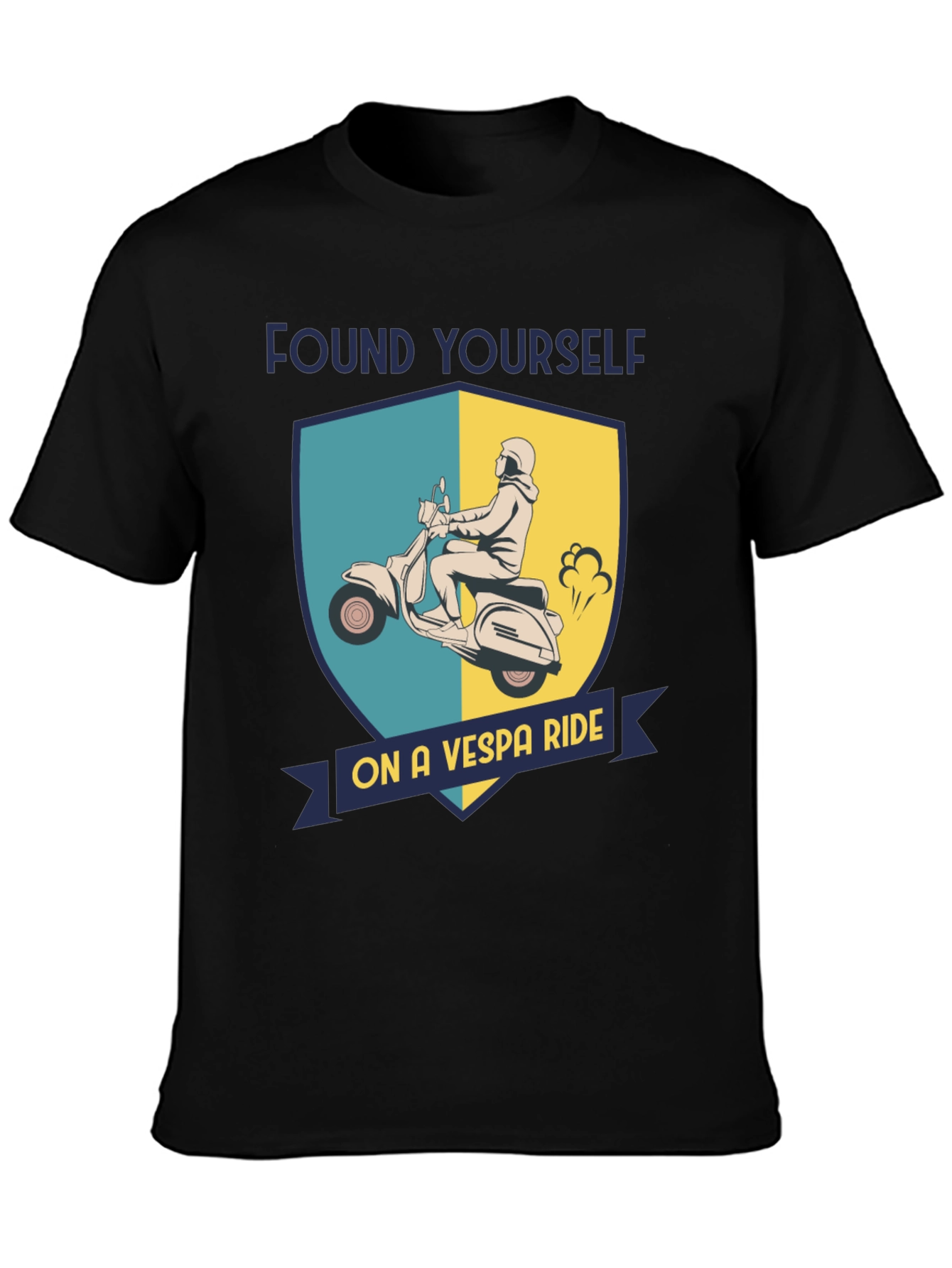 Vespa Ride T-Shirt - Retro Scooter Design