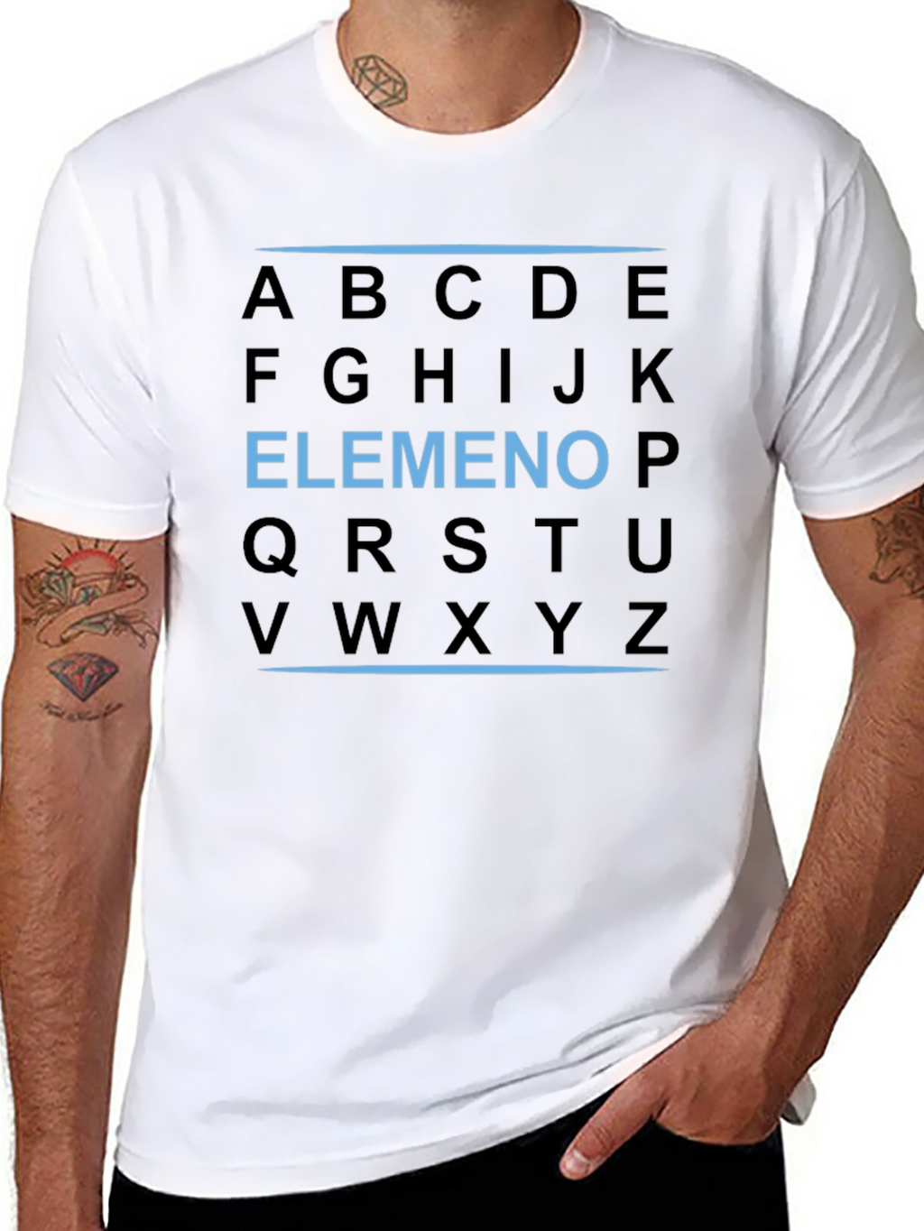 Alphabet LMNOP T-Shirt