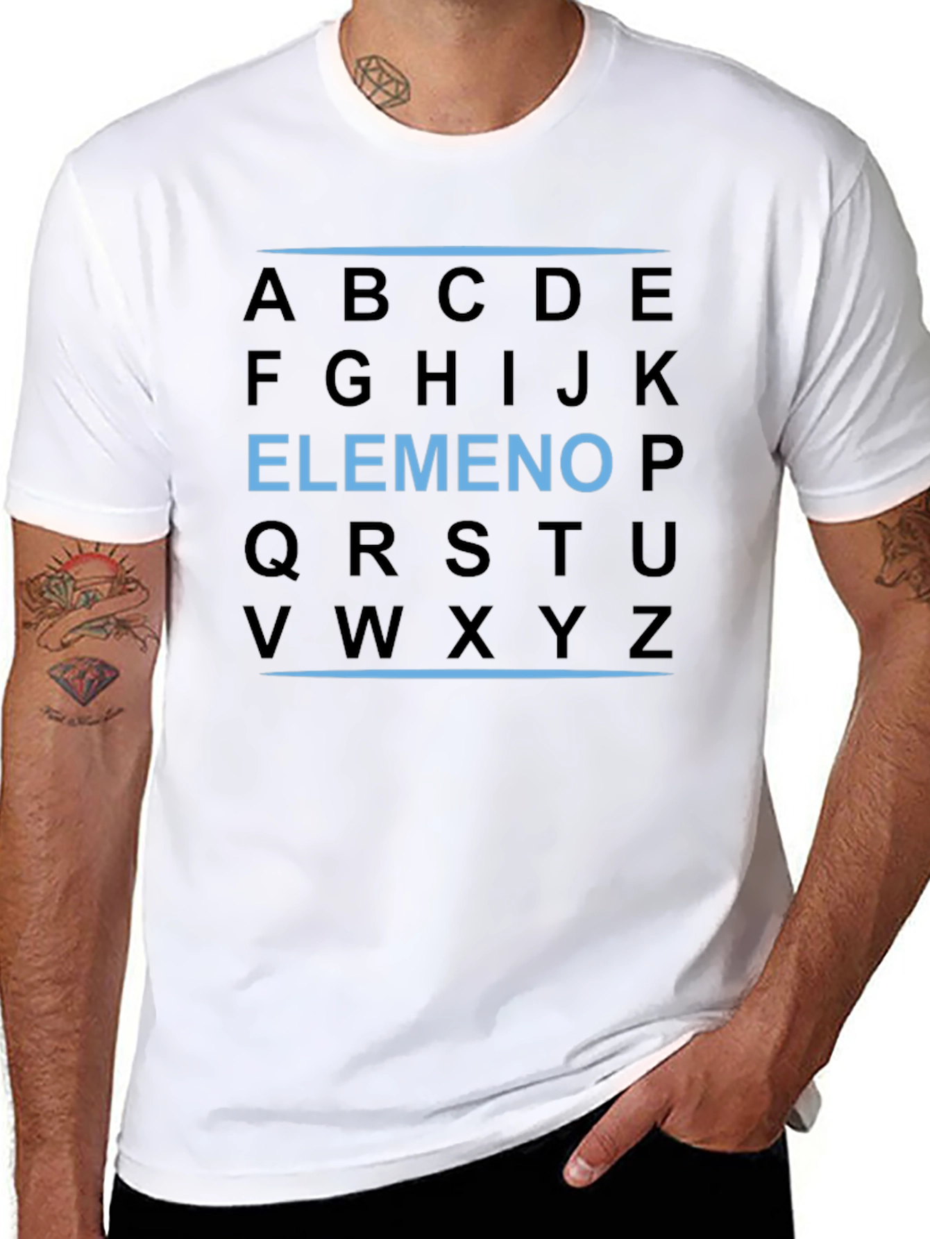 Alphabet LMNOP T-Shirt