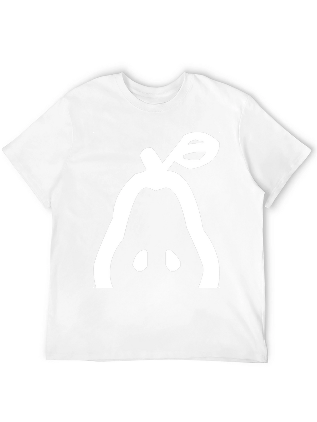 Unique Pear Graphic Black T-Shirt