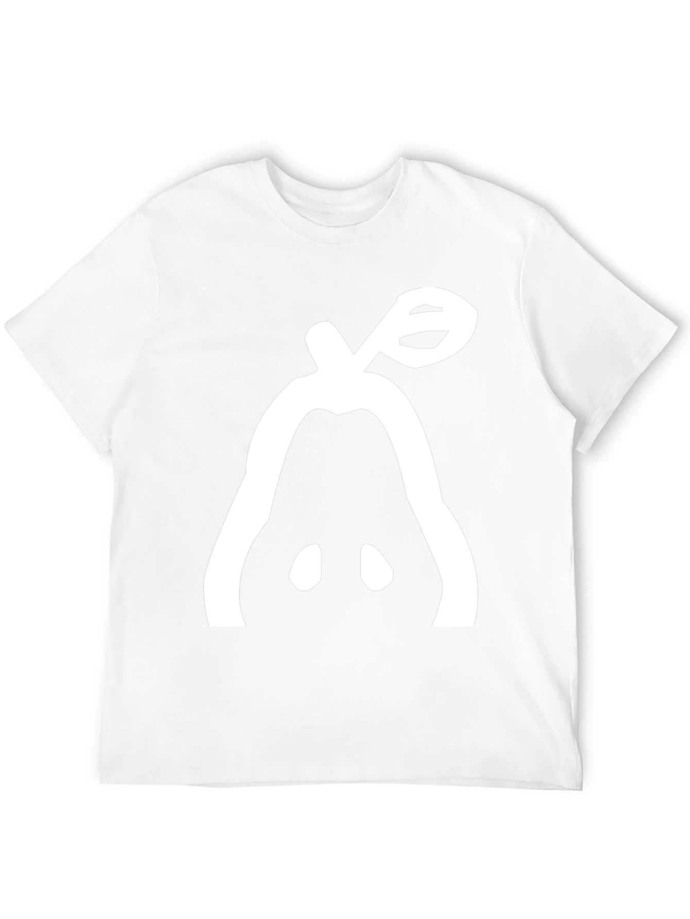 Unique Pear Graphic Black T-Shirt