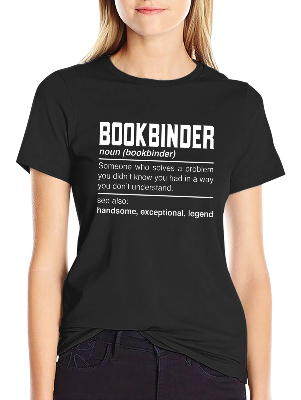 Bookbinder Definition T-Shirt - Funny Gift