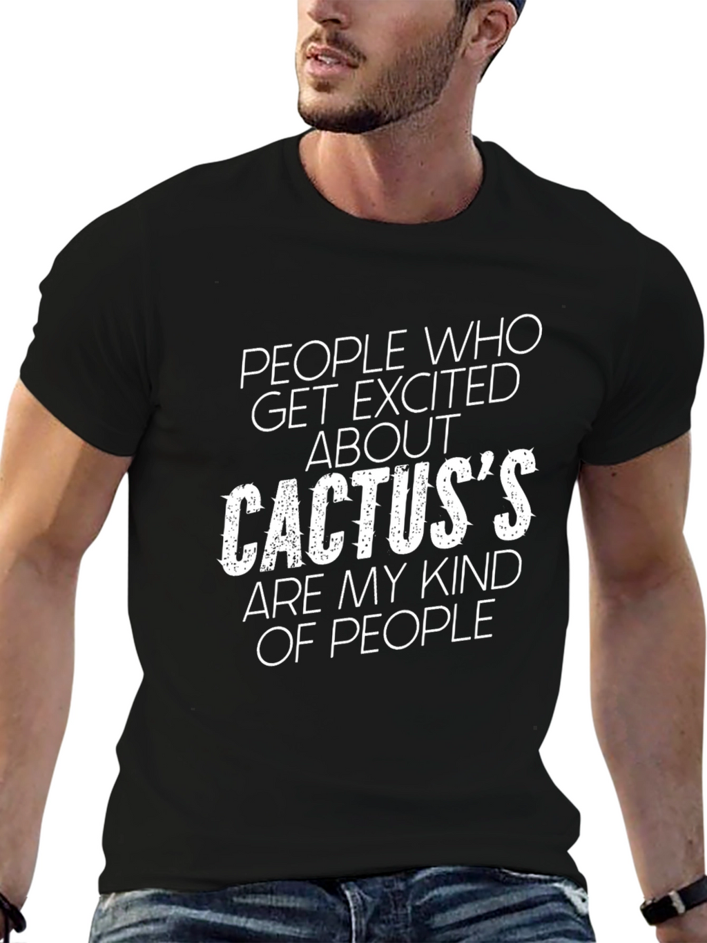 Cactus Lover T-Shirt:  Excited About Cacti!