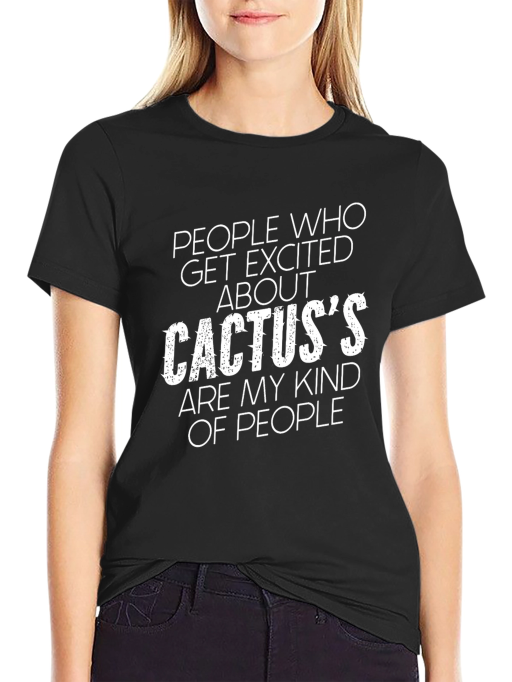 Cactus Lover T-Shirt:  Excited About Cacti!