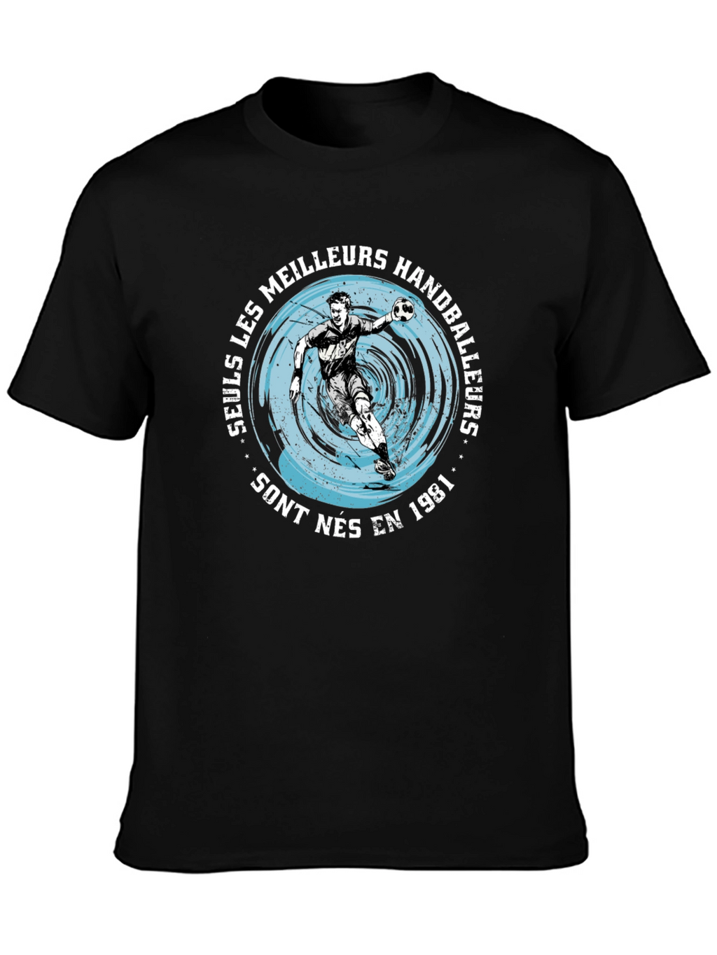 Handball Player Graphic T-Shirt - Born in 1981