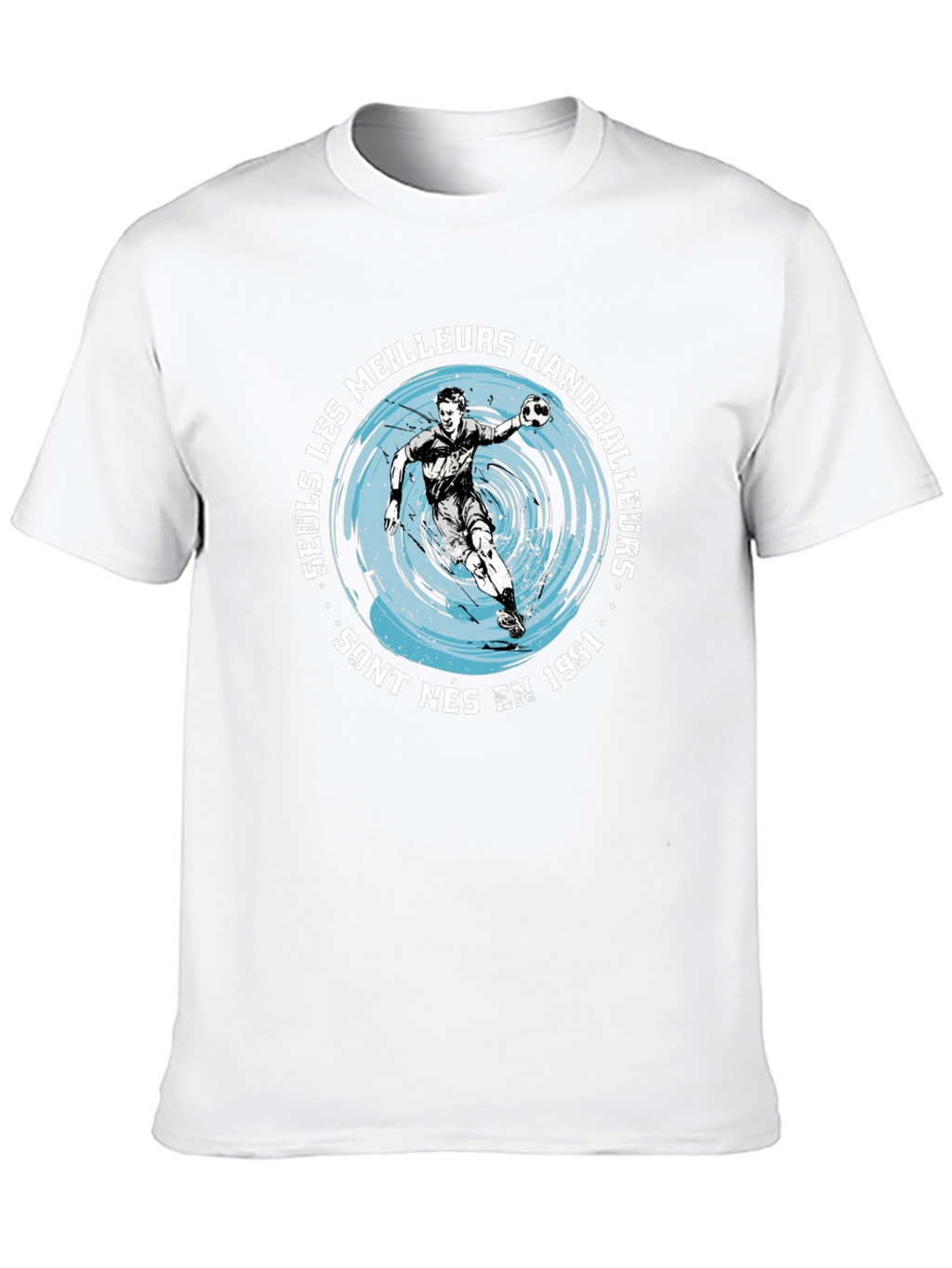 Handball Player Graphic T-Shirt - Born in 1981