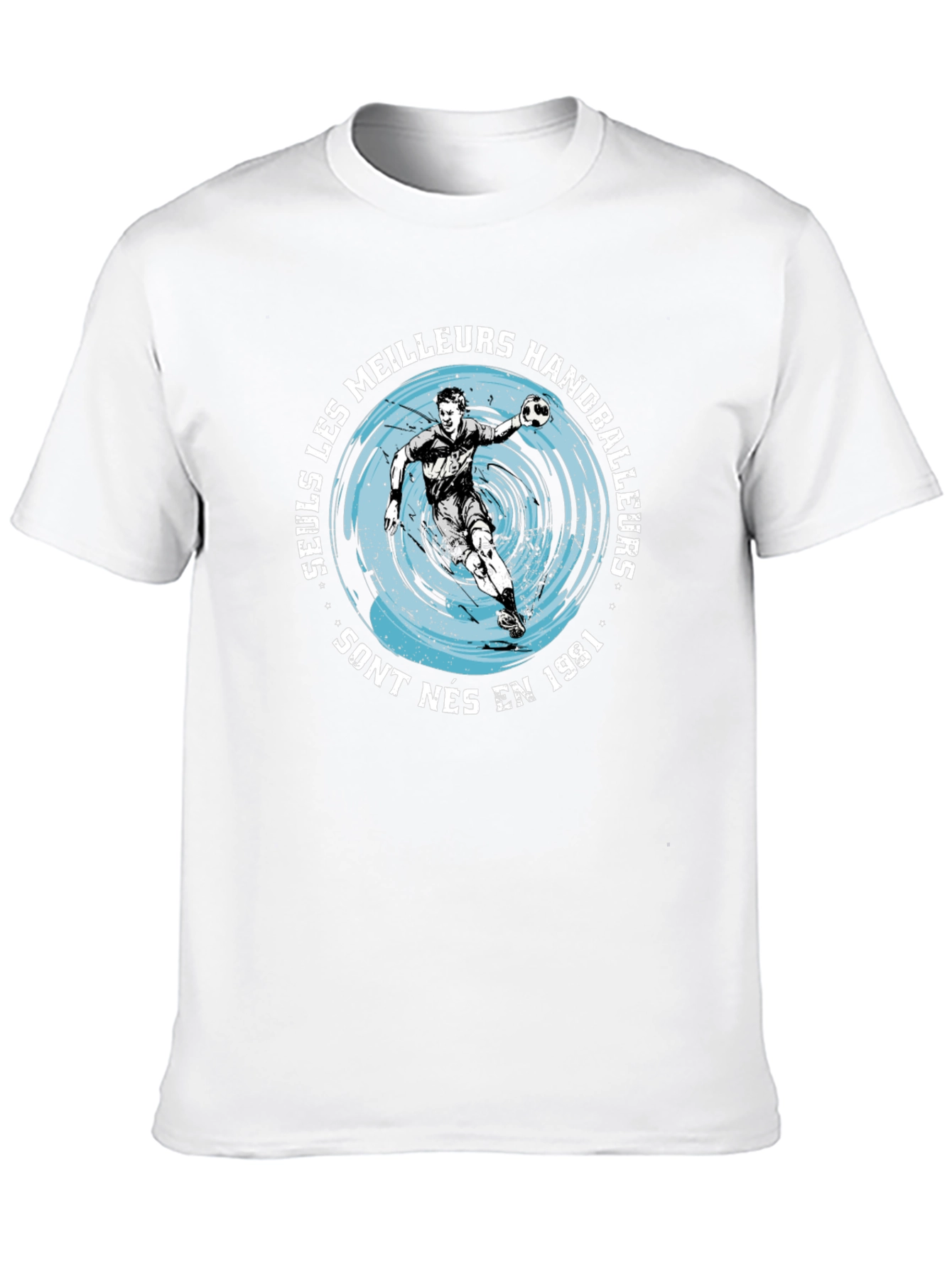 Handball Player Graphic T-Shirt - Born in 1981