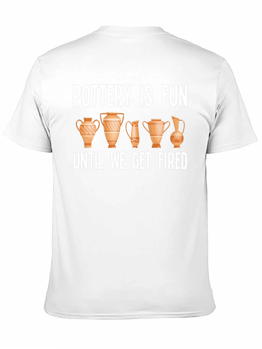 Pottery Is Fun Mens Black T-Shirt