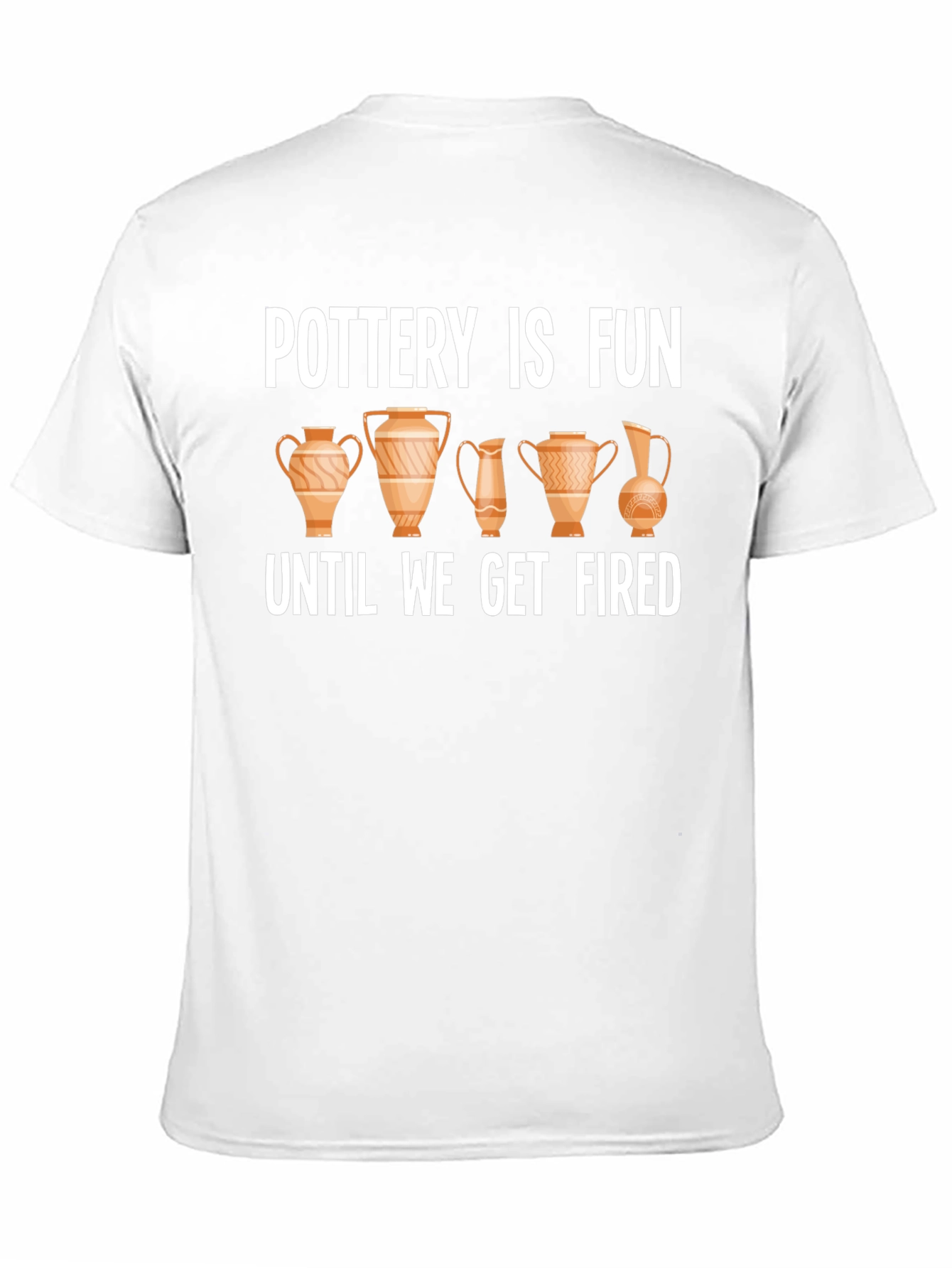 Pottery Is Fun Mens Black T-Shirt