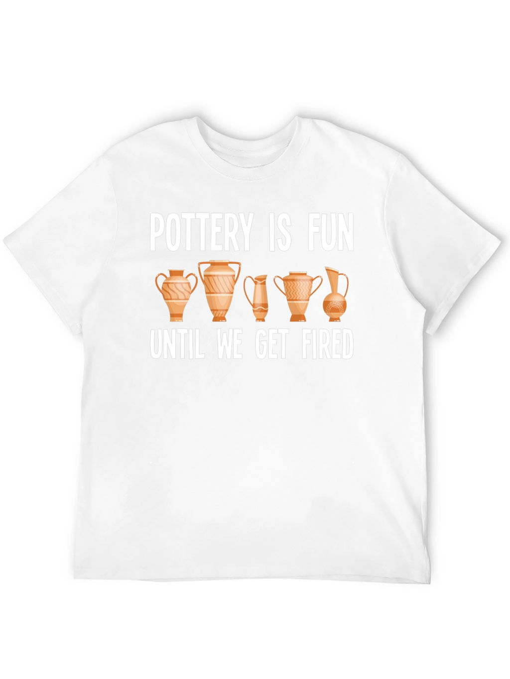Pottery Is Fun Mens Black T-Shirt