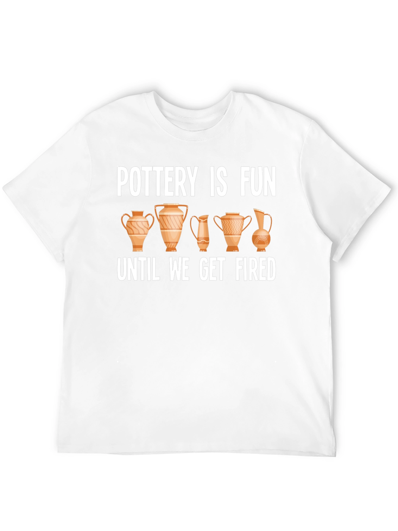 Pottery Is Fun Mens Black T-Shirt