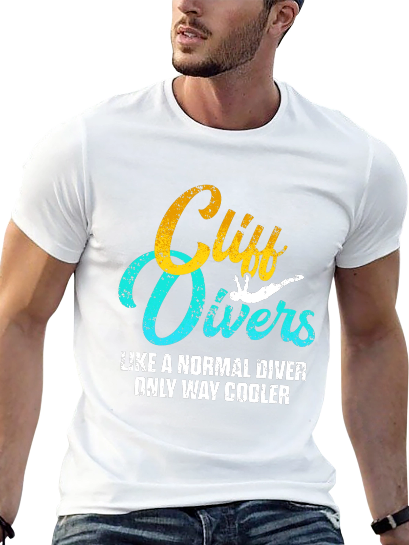 Cliff Divers T-Shirt - Only Way Cooler