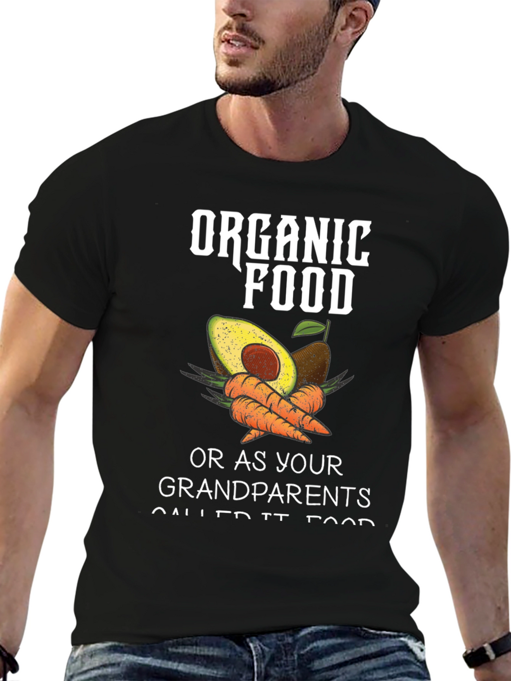 Organic Food T-Shirt - Grandparents Food