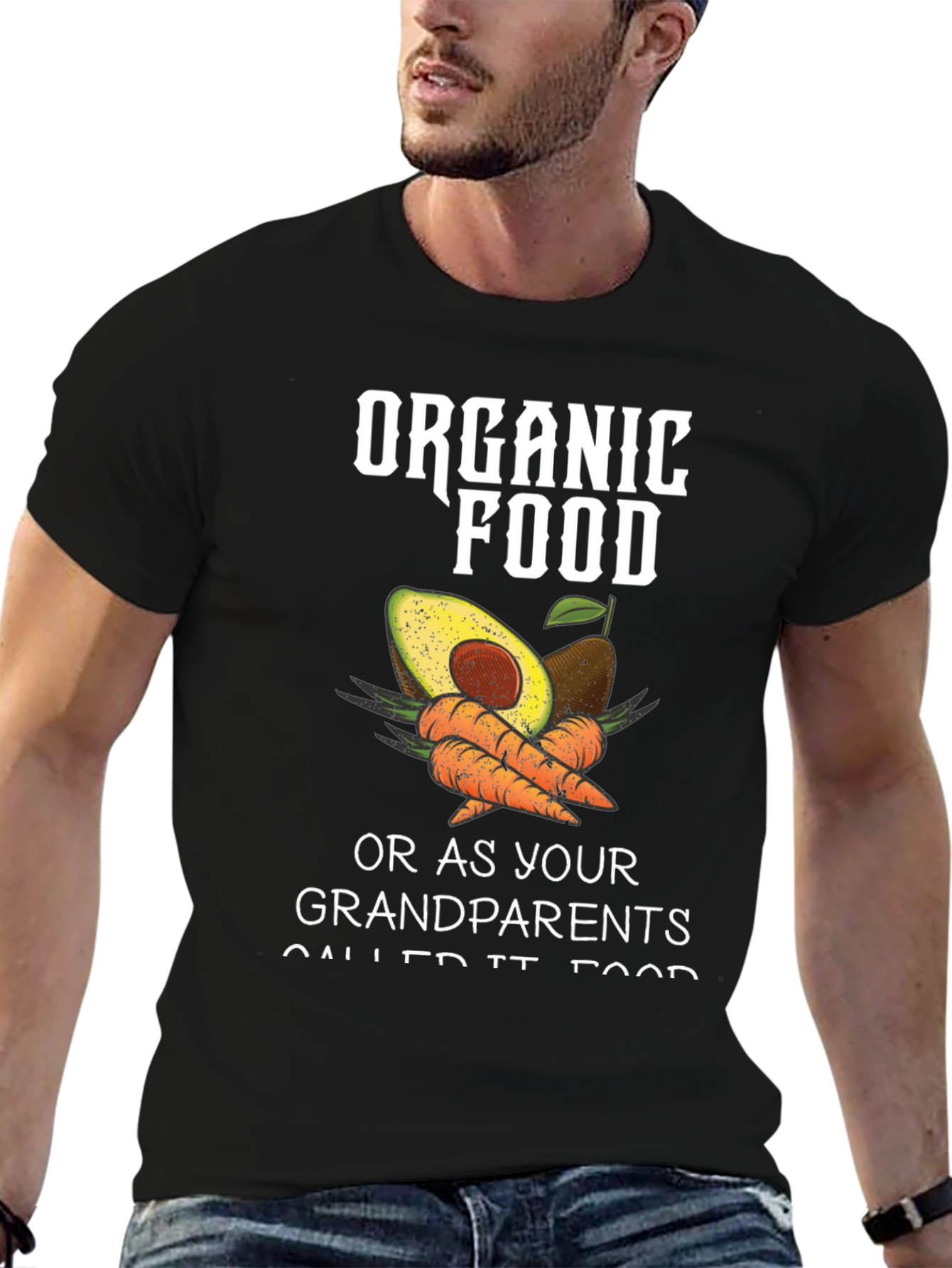 Organic Food T-Shirt - Grandparents Food