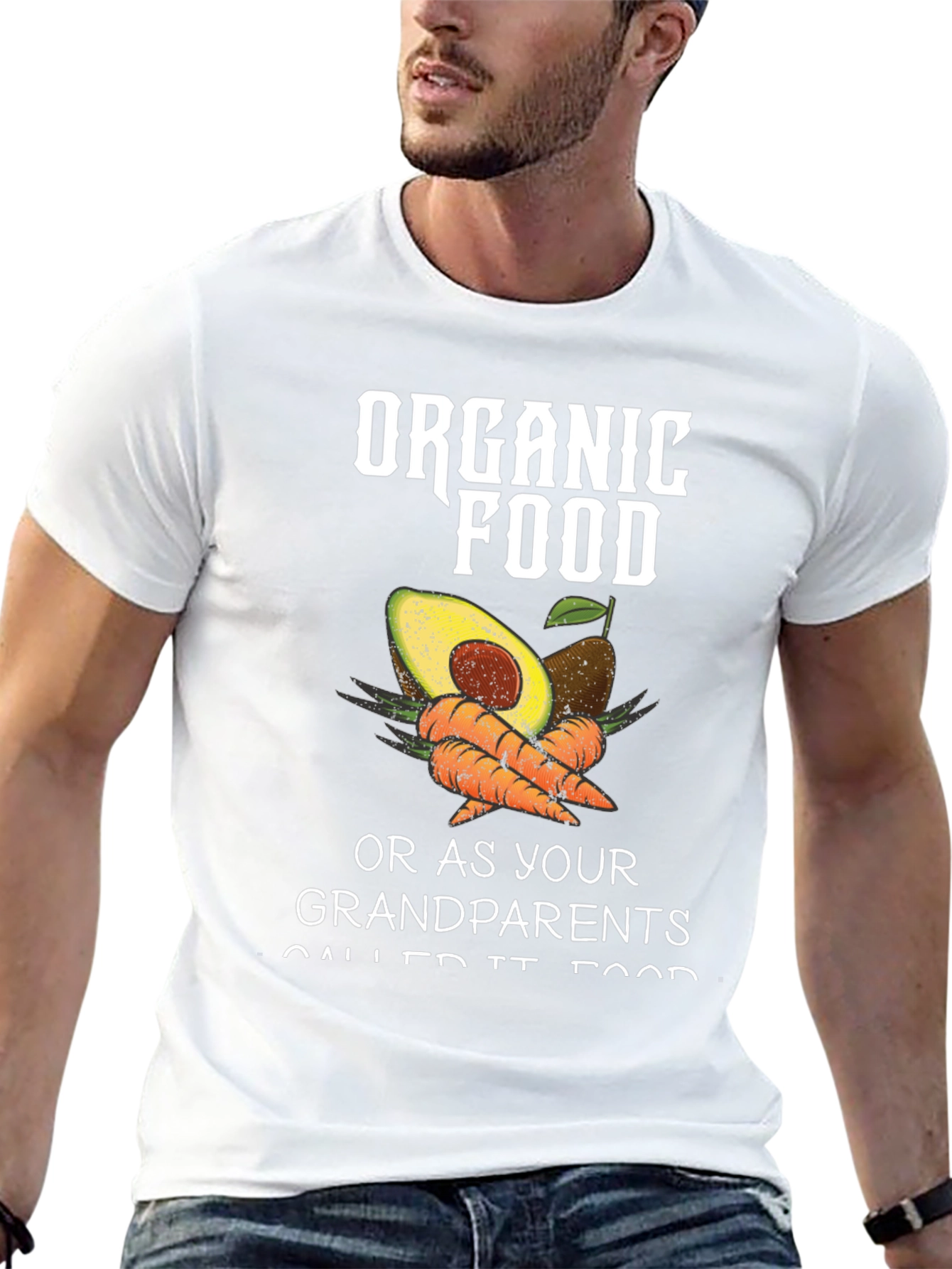 Organic Food T-Shirt - Grandparents Food