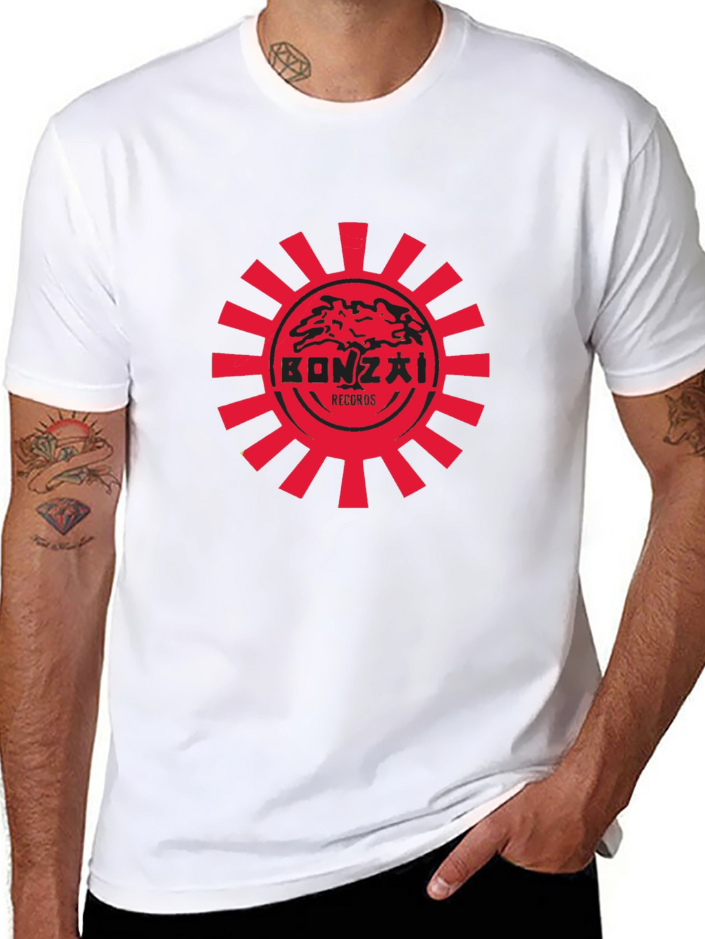 Bonzai Records Graphic Tee - Black