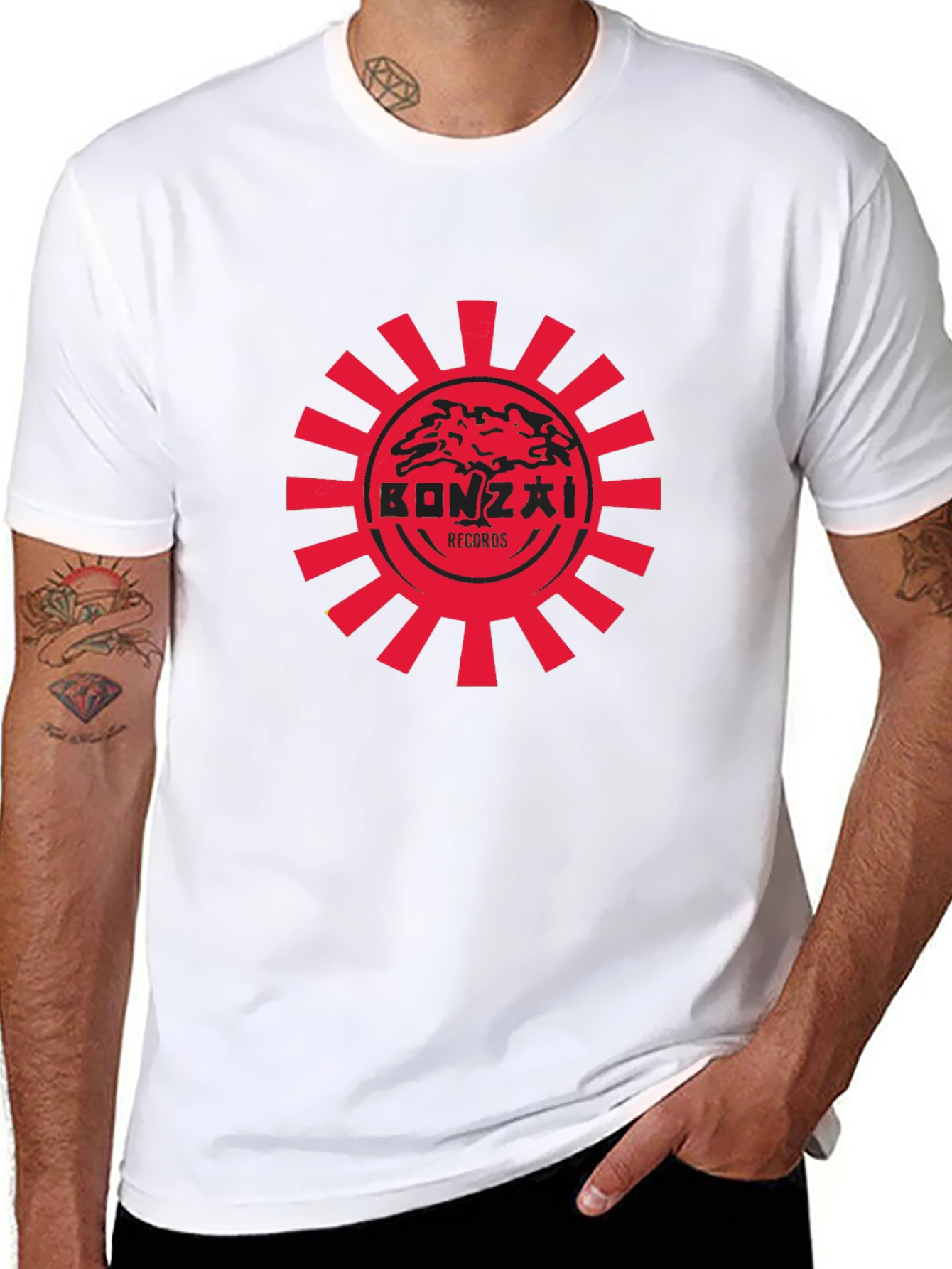 Bonzai Records Graphic Tee - Black
