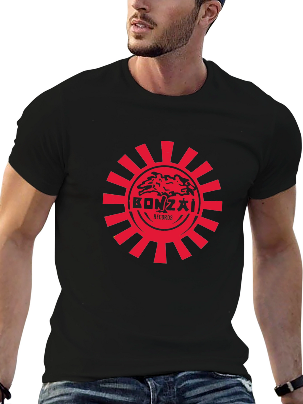 Bonzai Records Graphic Tee - Black