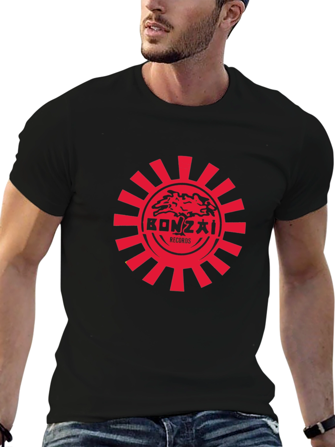 Bonzai Records Graphic Tee - Black