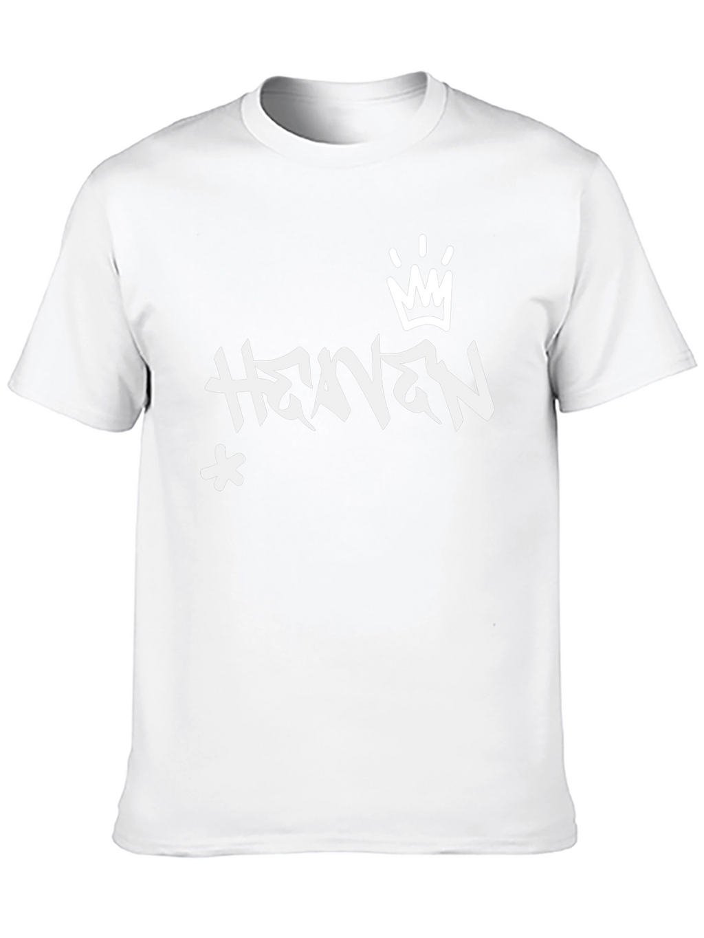 Heaven Graffiti Style Black T-Shirt