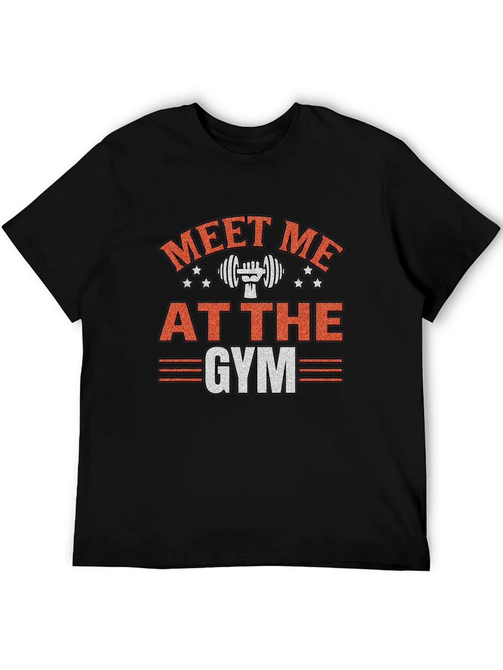 Meet Me At The Gym Black T-Shirt
