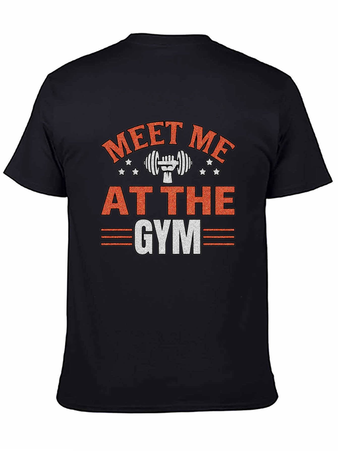 Meet Me At The Gym Black T-Shirt
