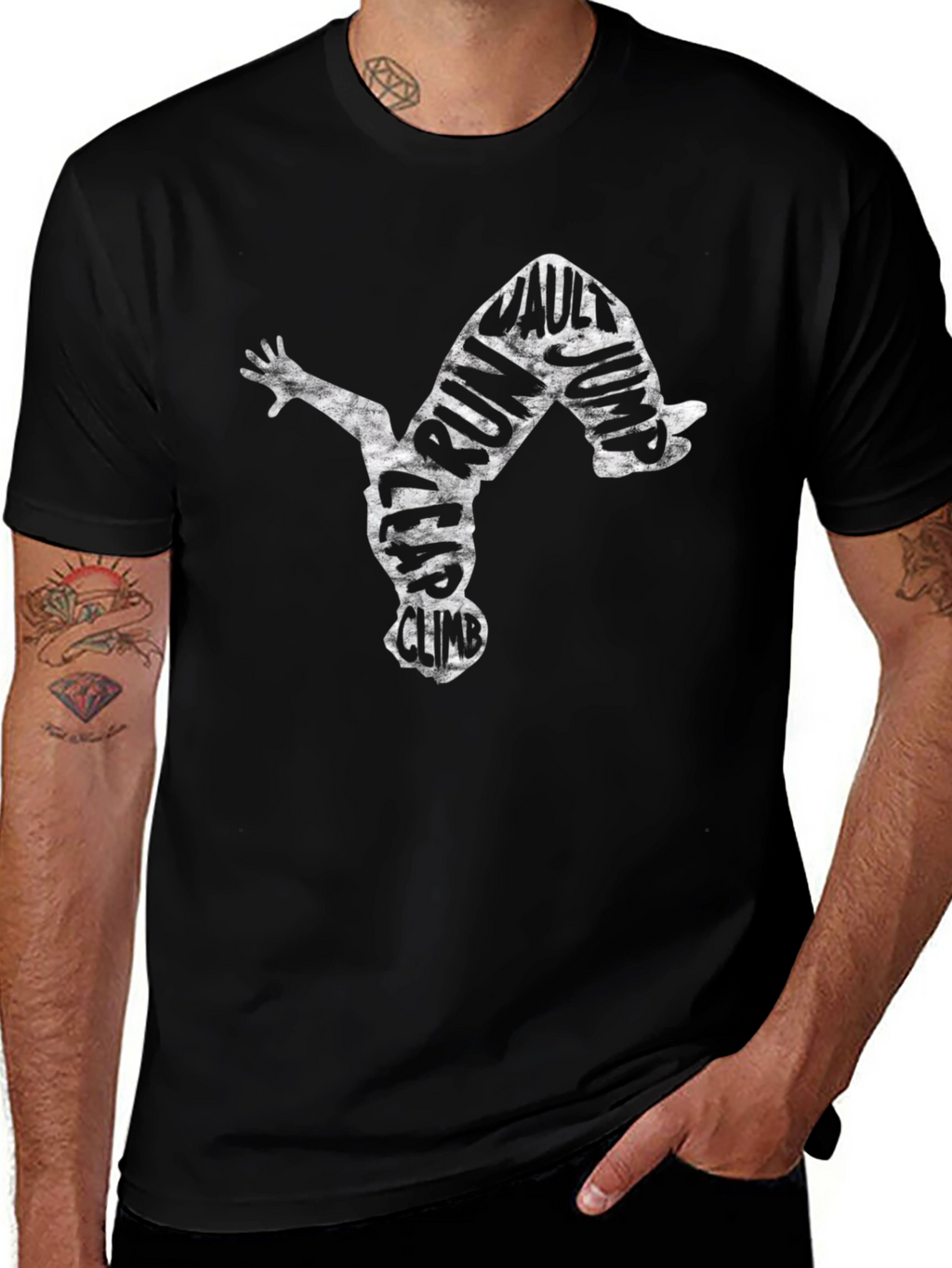Parkour Word Art T-Shirt