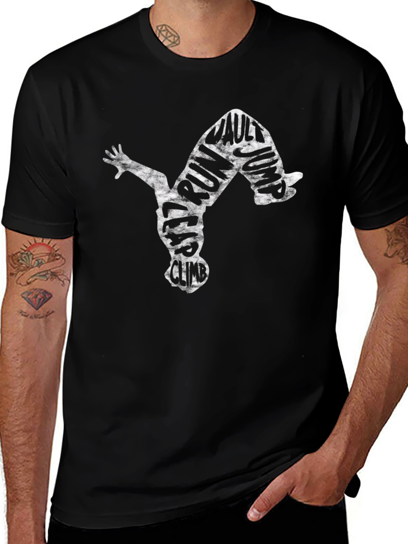 Parkour Word Art T-Shirt