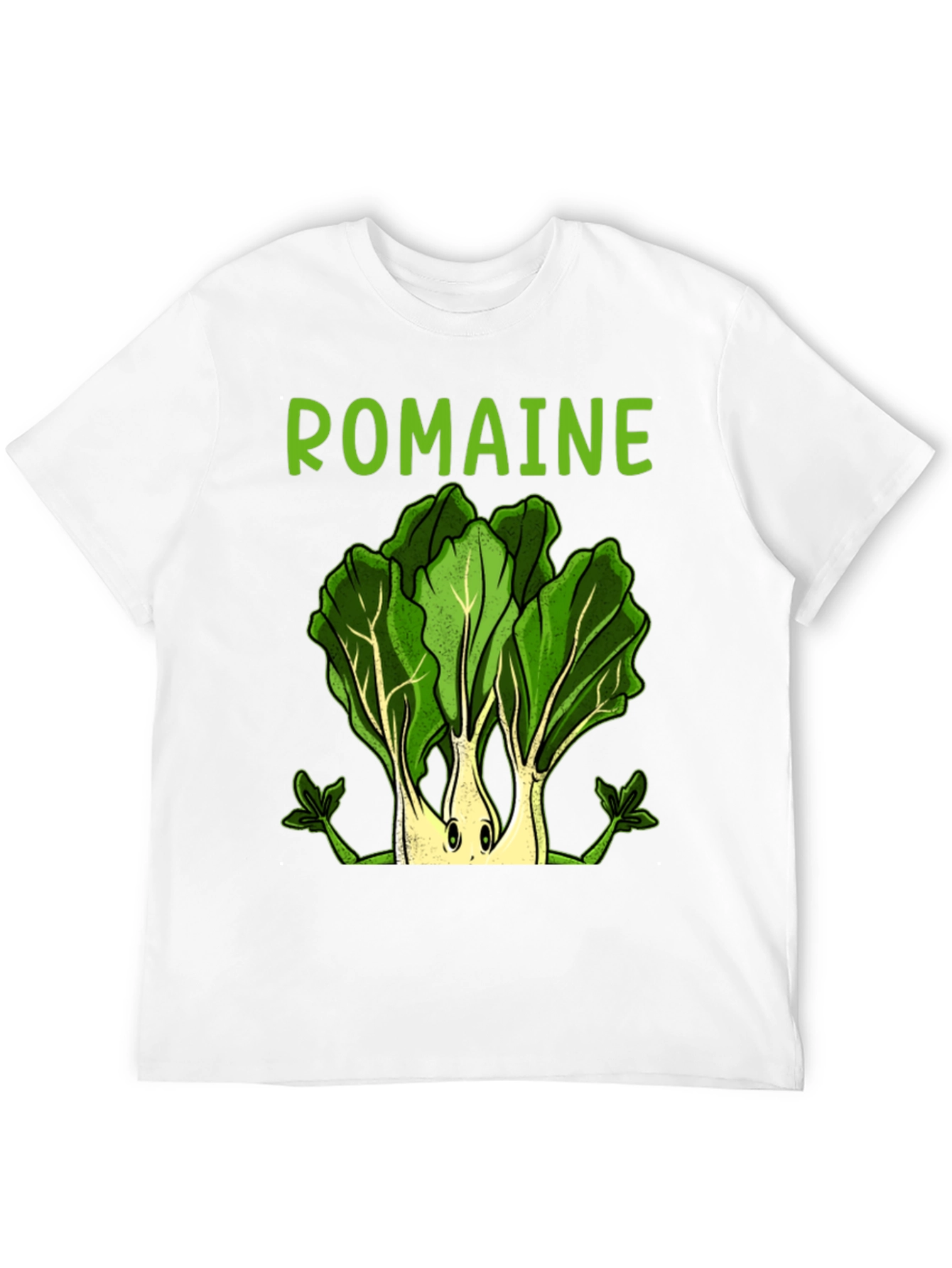 Romaine Lettuce Graphic Tee - Funny Vegan T-Shirt
