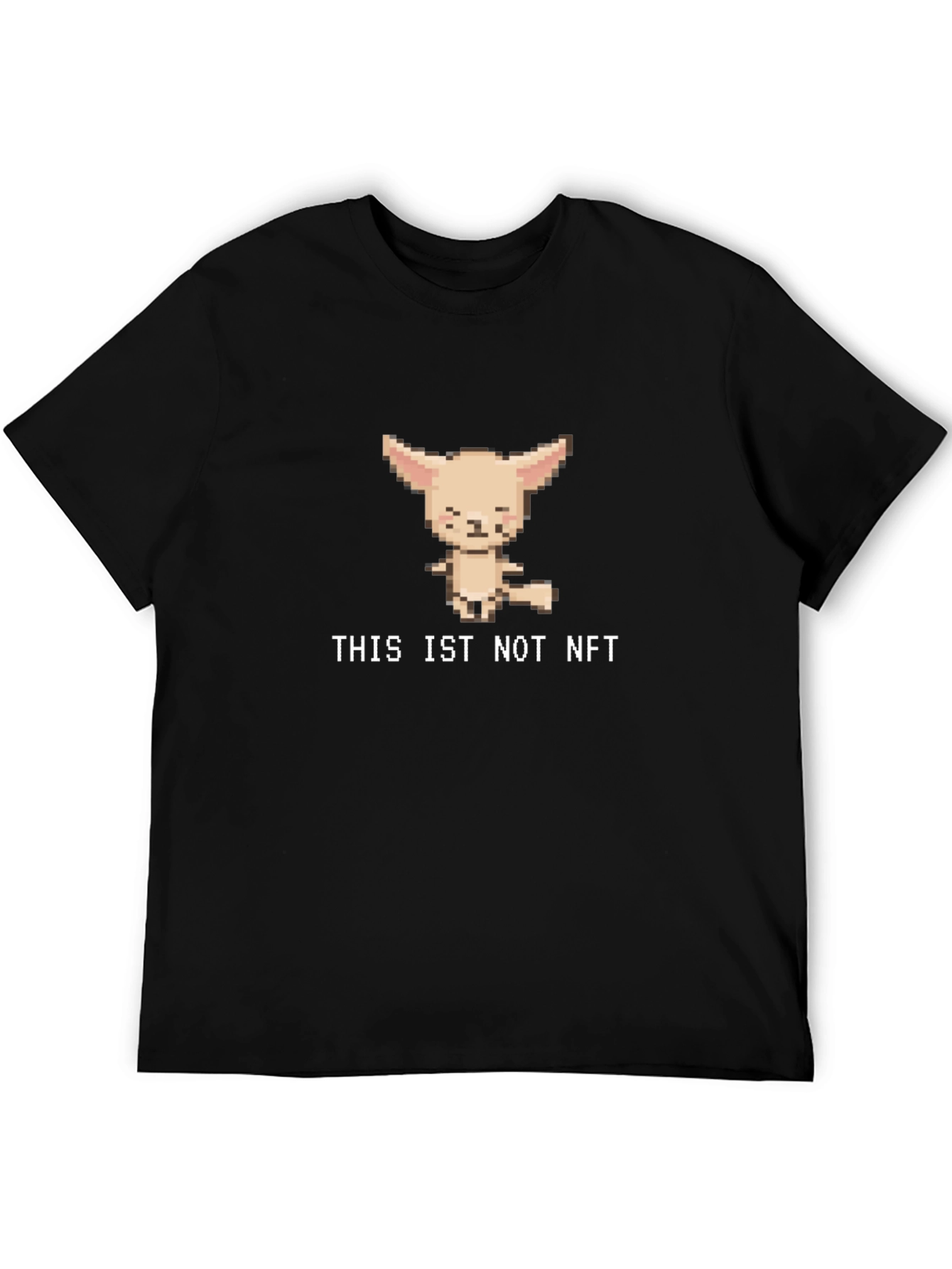 THIS IS NOT NFT Pixel Art T-Shirt - Black