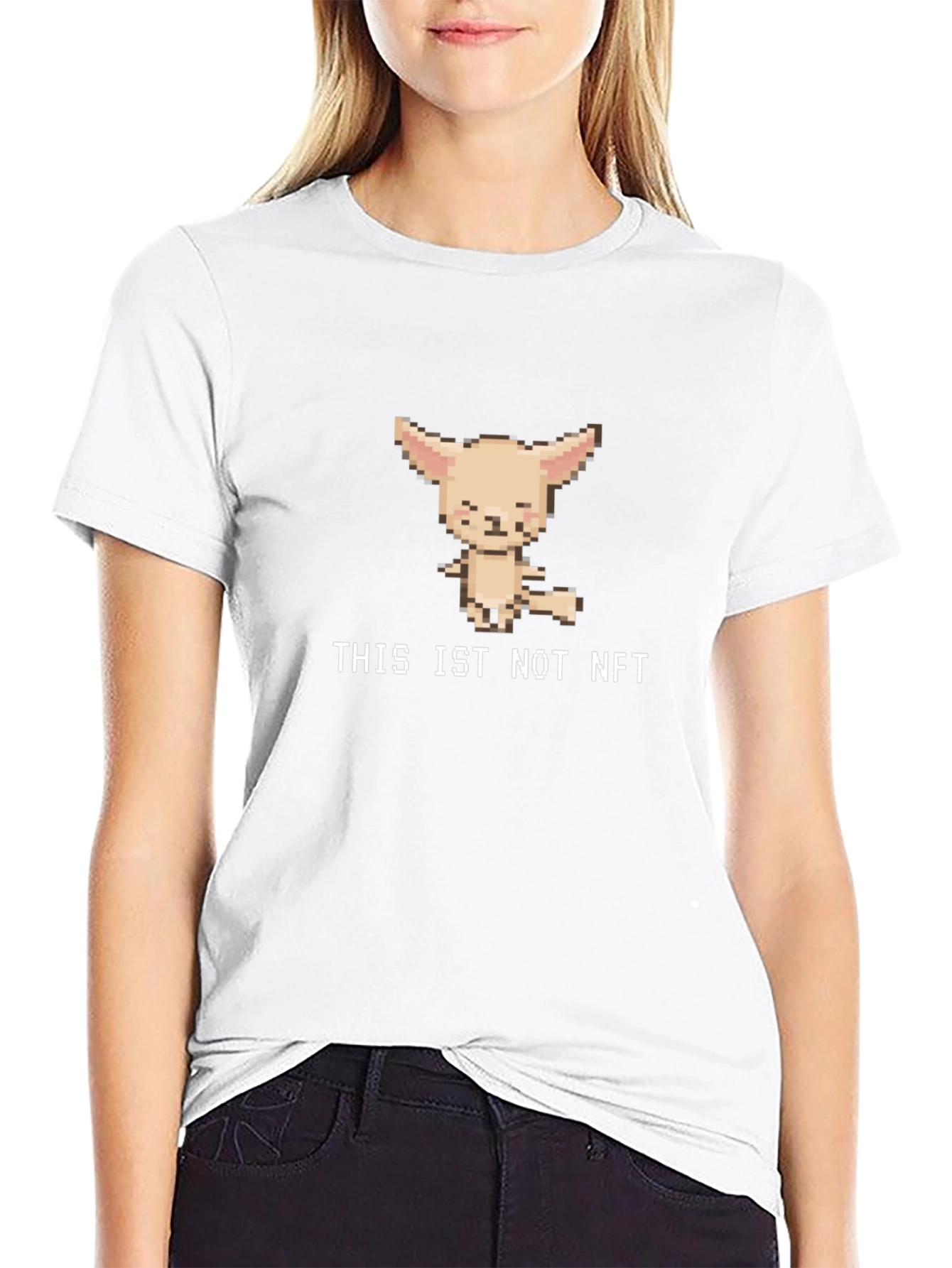 THIS IS NOT NFT Pixel Art T-Shirt - Black
