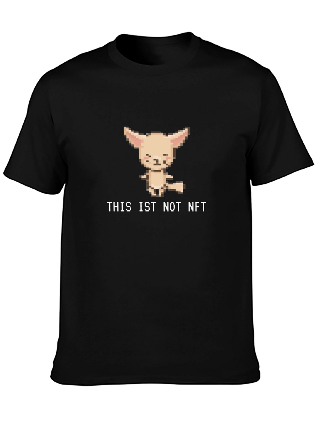 THIS IS NOT NFT Pixel Art T-Shirt - Black