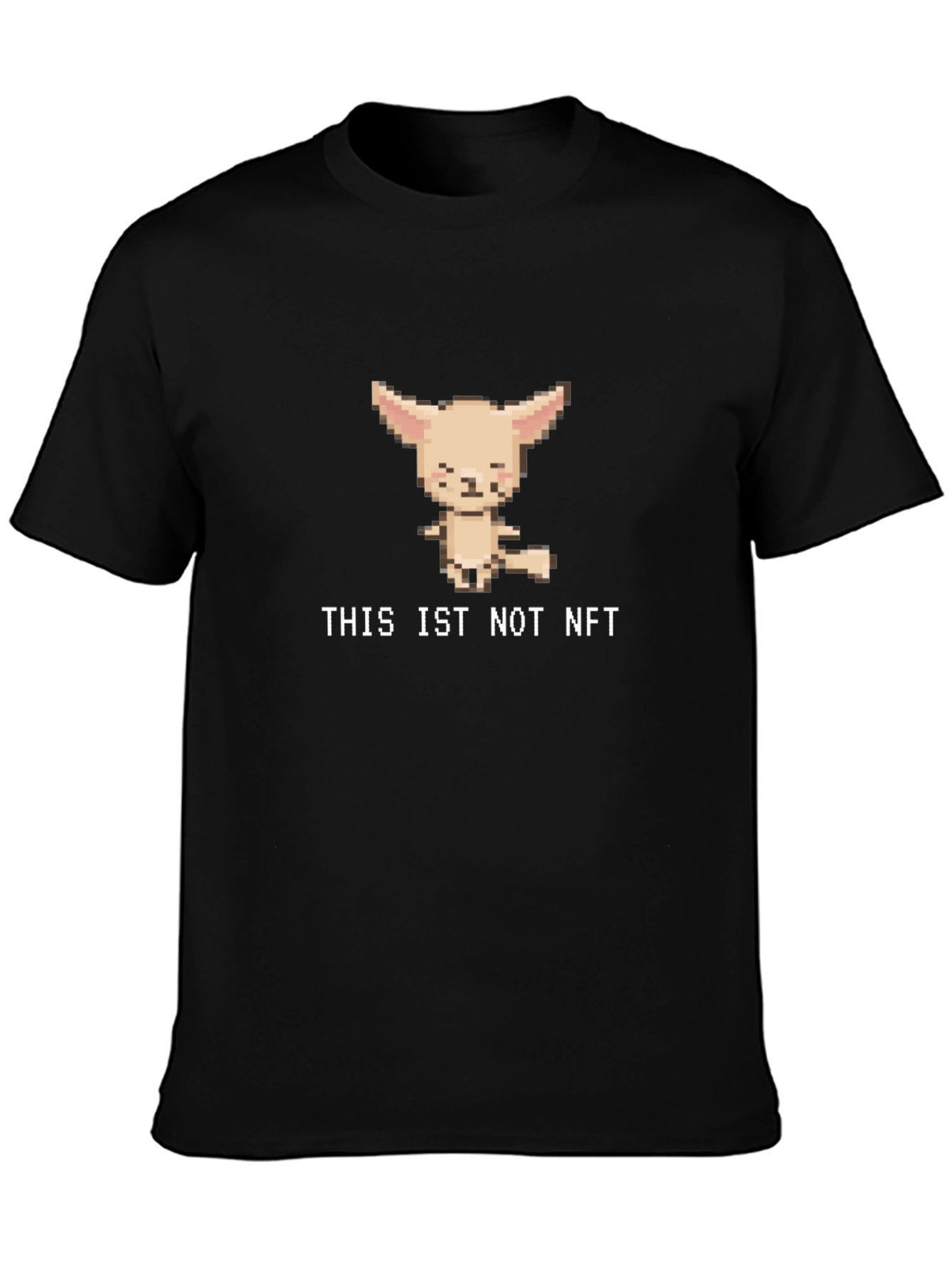THIS IS NOT NFT Pixel Art T-Shirt - Black