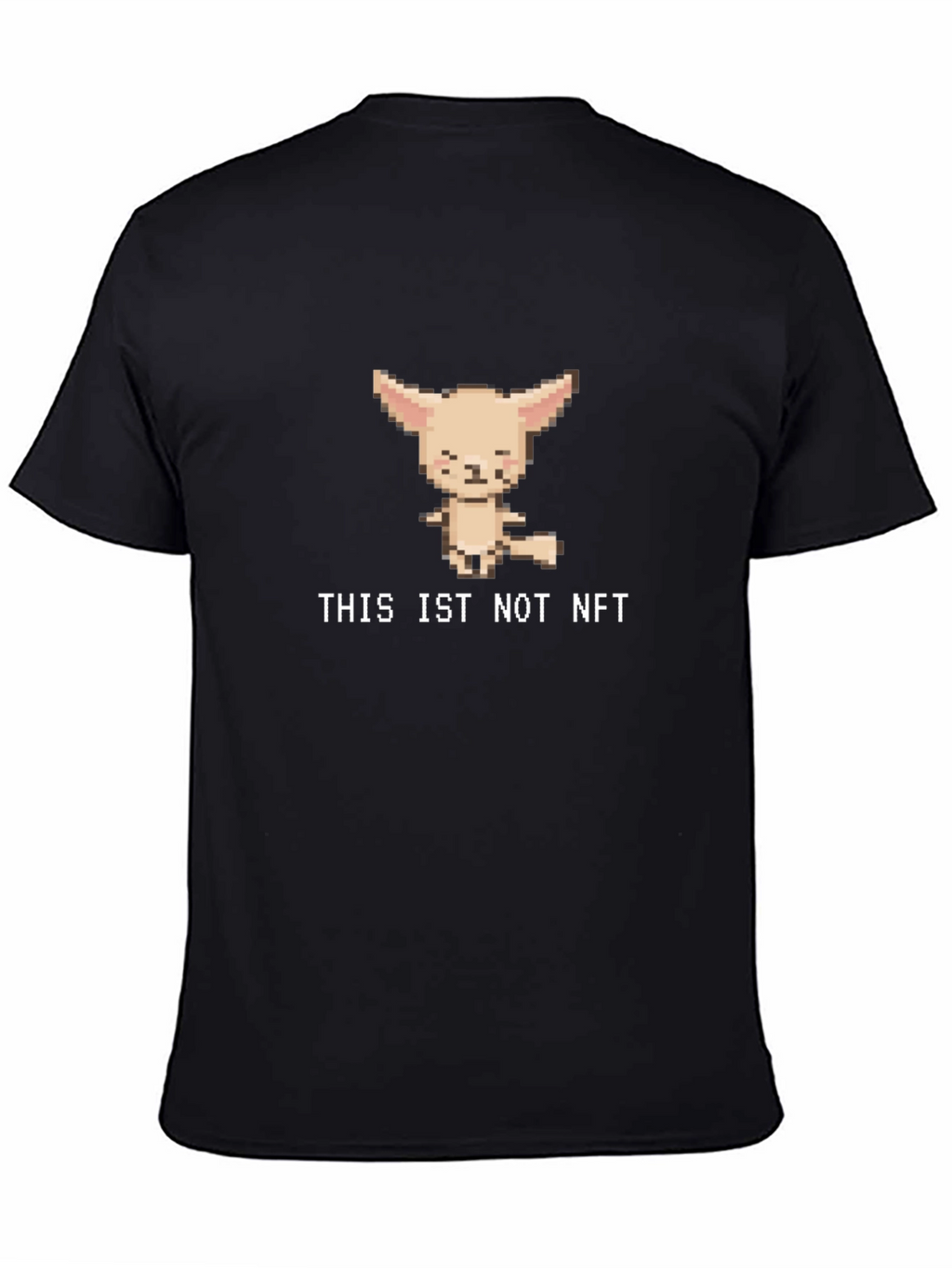THIS IS NOT NFT Pixel Art T-Shirt - Black