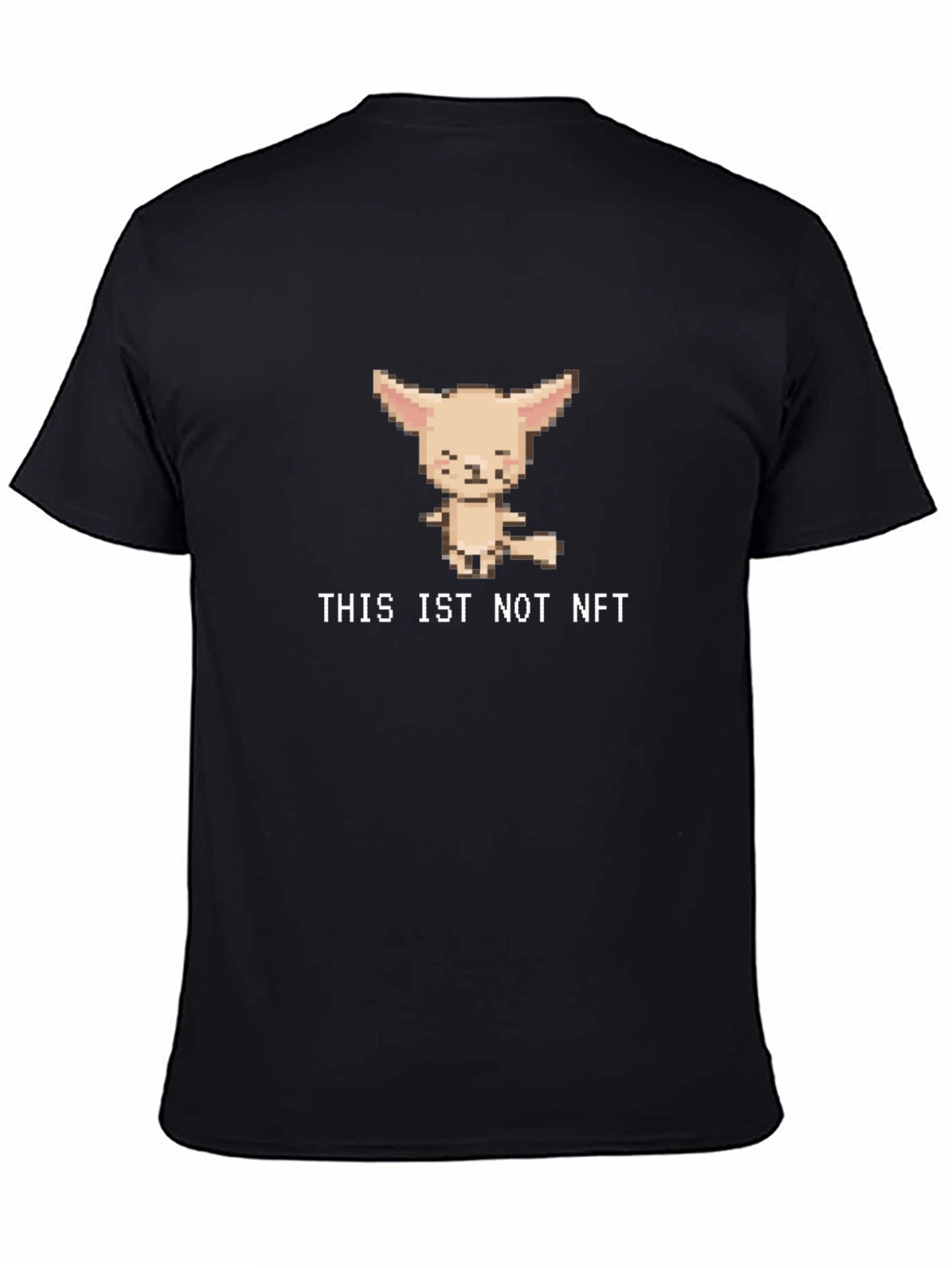 THIS IS NOT NFT Pixel Art T-Shirt - Black
