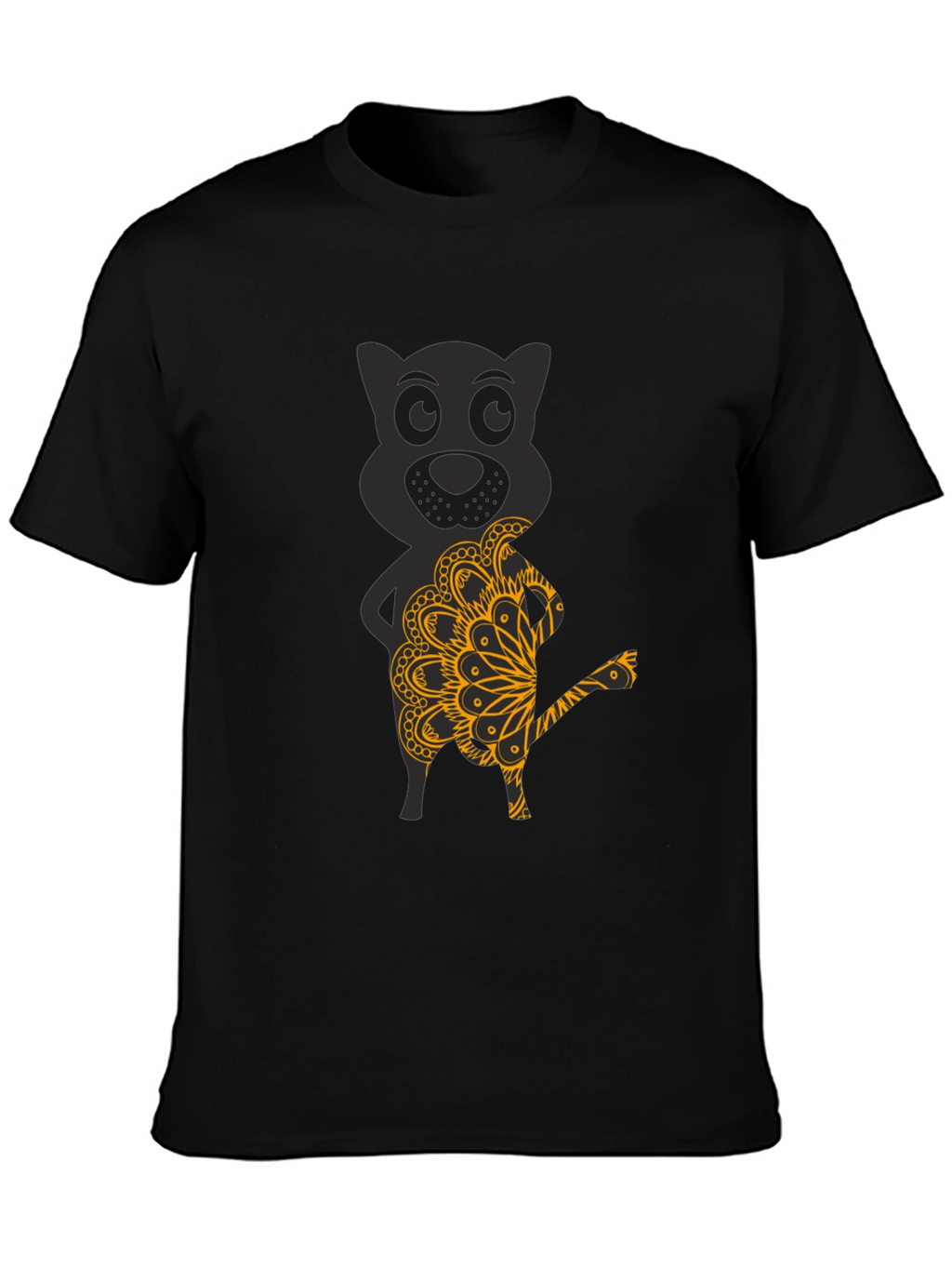 Unique Graphic Tee - Animal Mandala Design