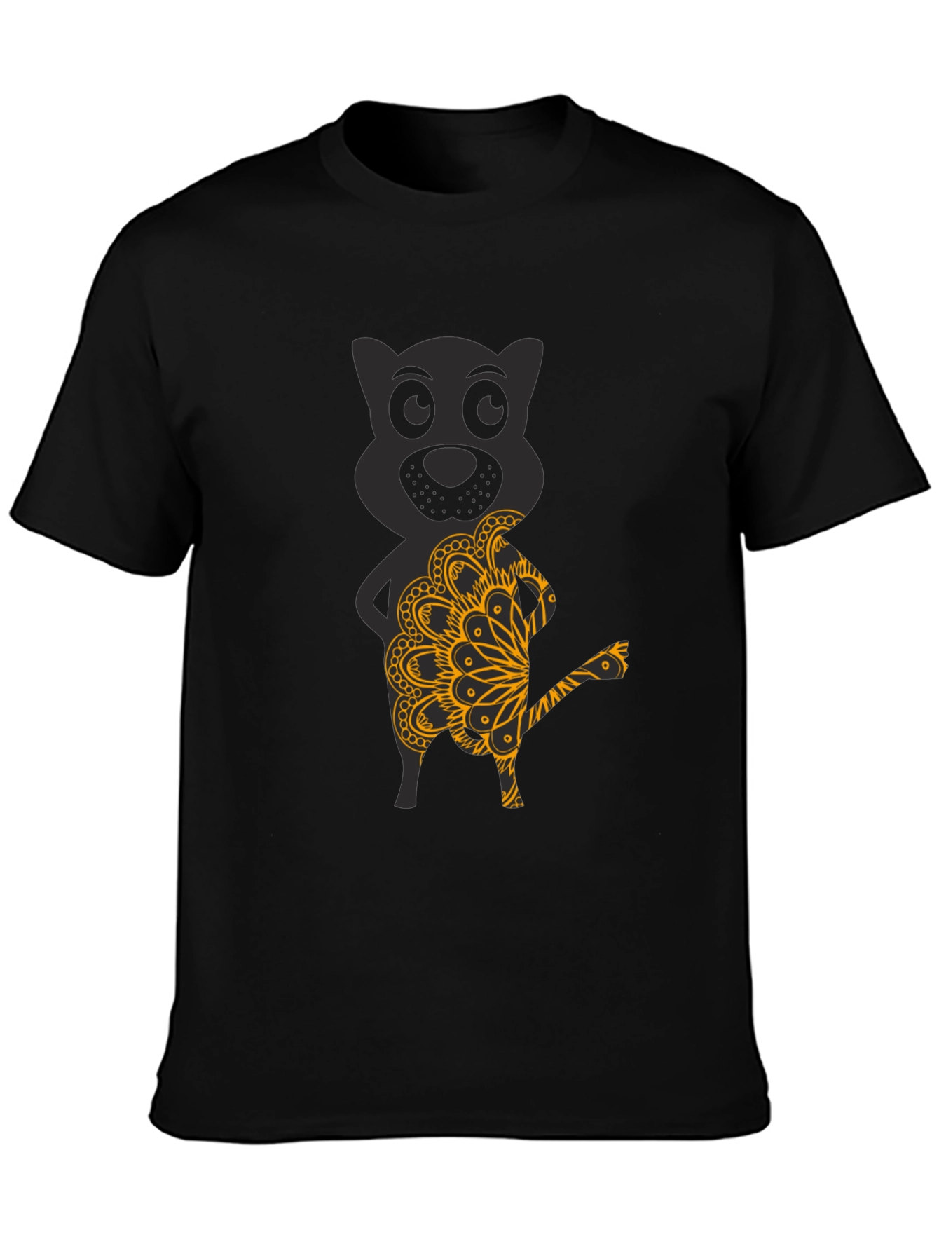 Unique Graphic Tee - Animal Mandala Design