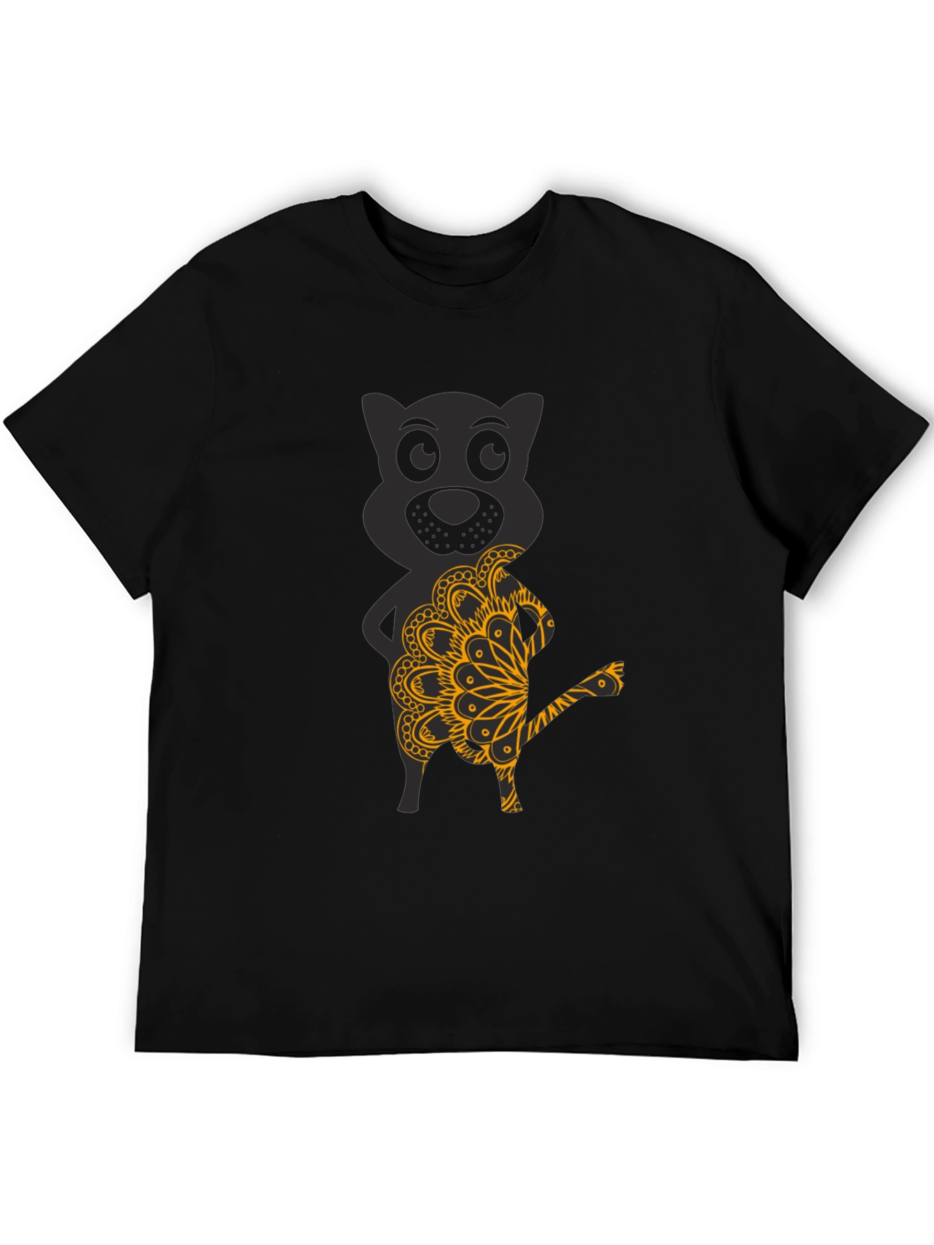 Unique Graphic Tee - Animal Mandala Design