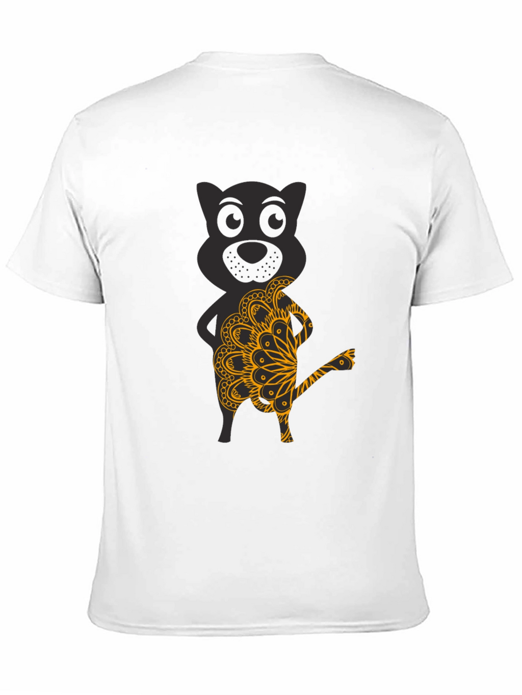 Unique Graphic Tee - Animal Mandala Design