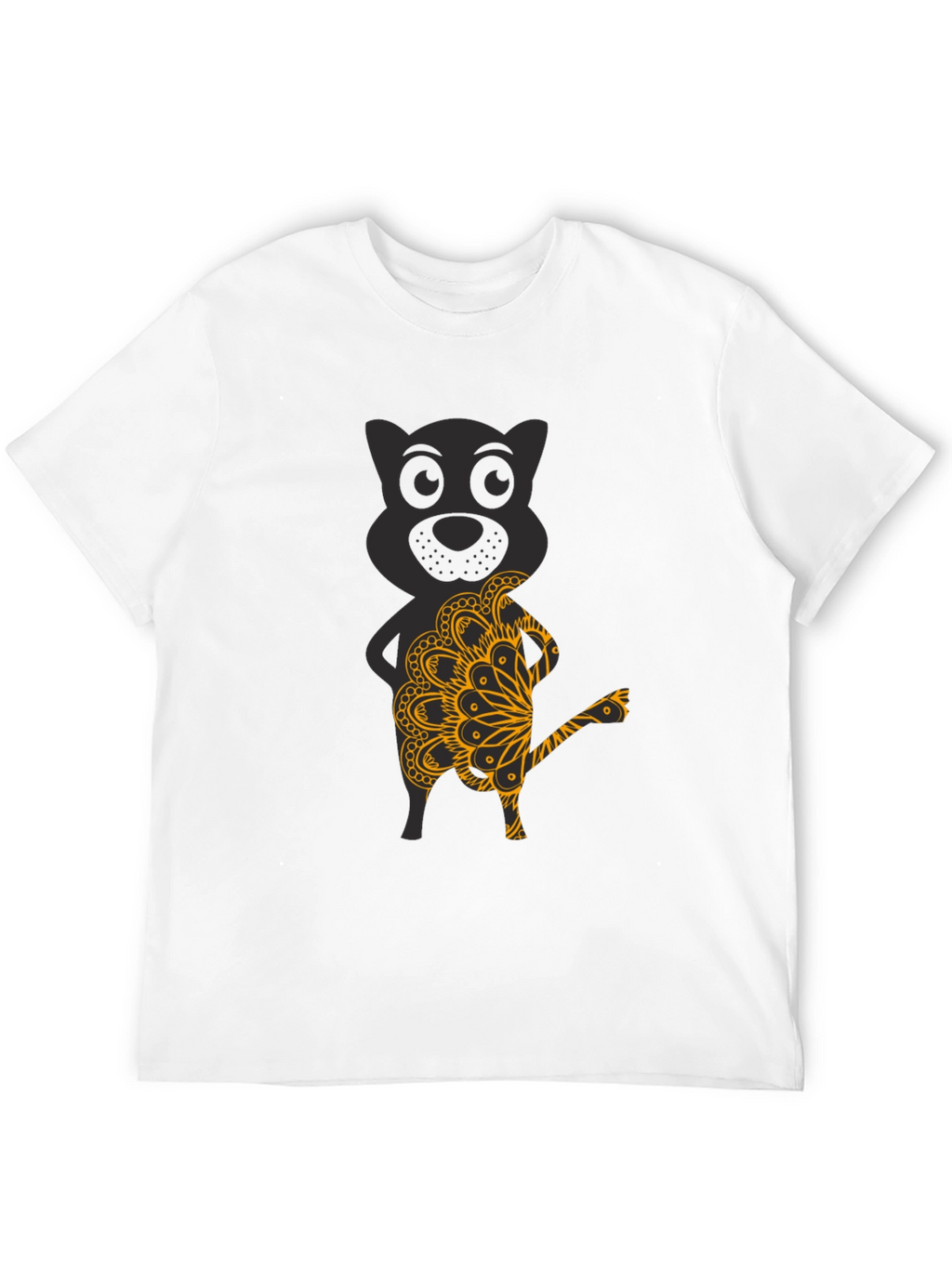Unique Graphic Tee - Animal Mandala Design