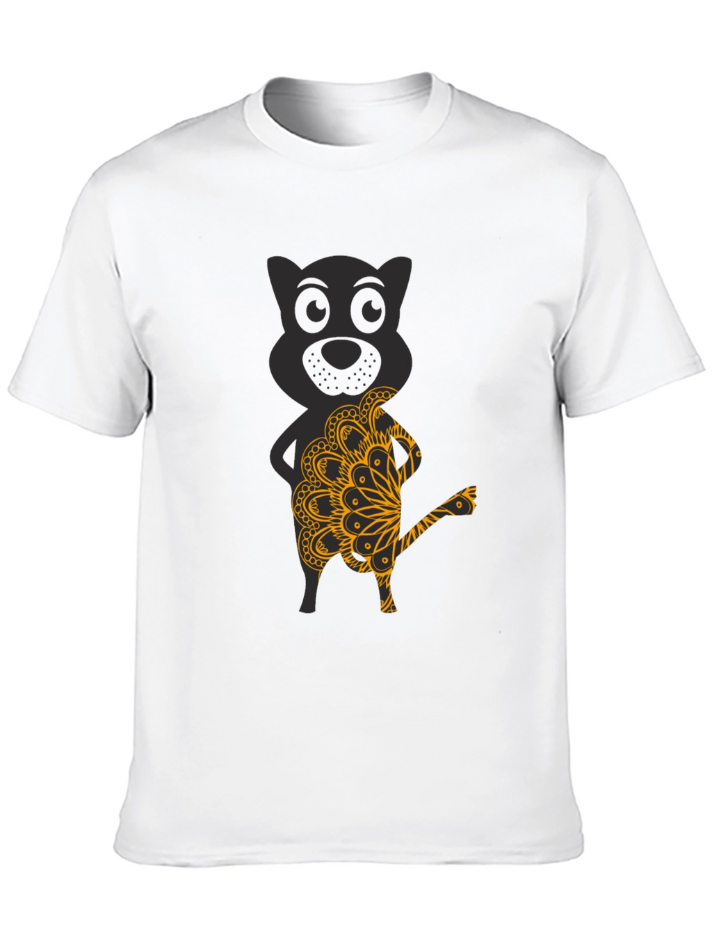 Unique Graphic Tee - Animal Mandala Design