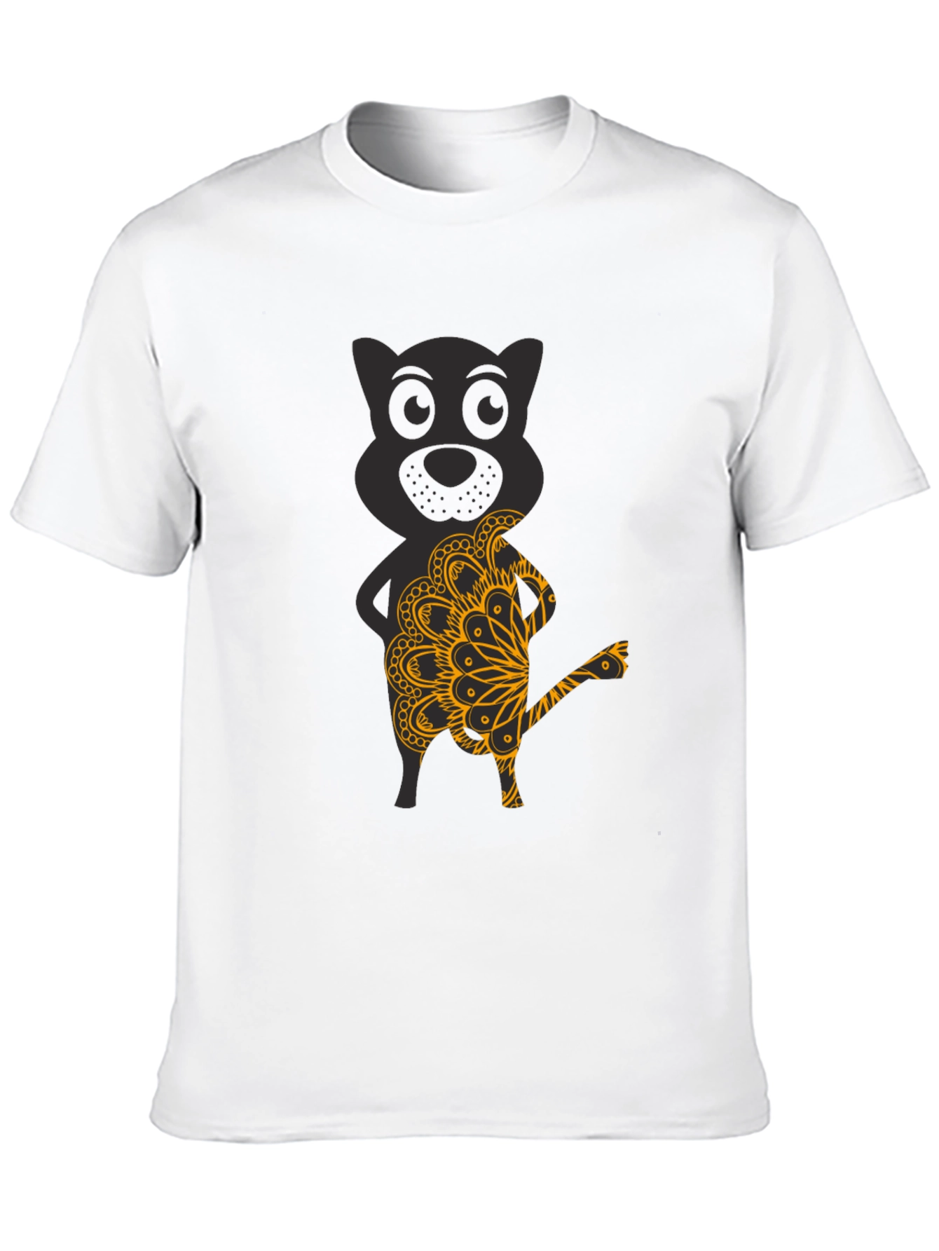 Unique Graphic Tee - Animal Mandala Design