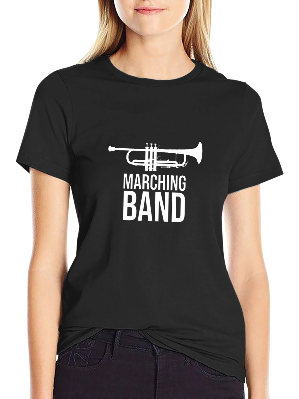 Marching Band Trumpet Graphic T-Shirt