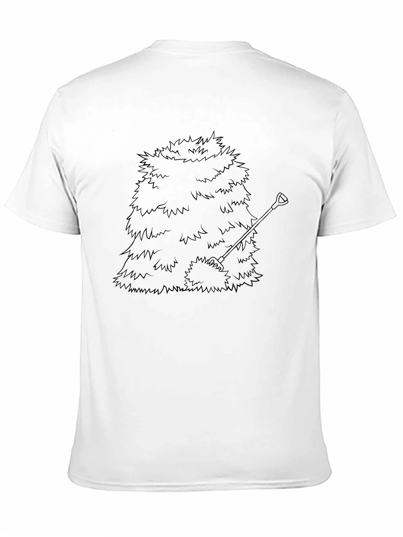 Bush Ghillie Suit Graphic Tee - Black