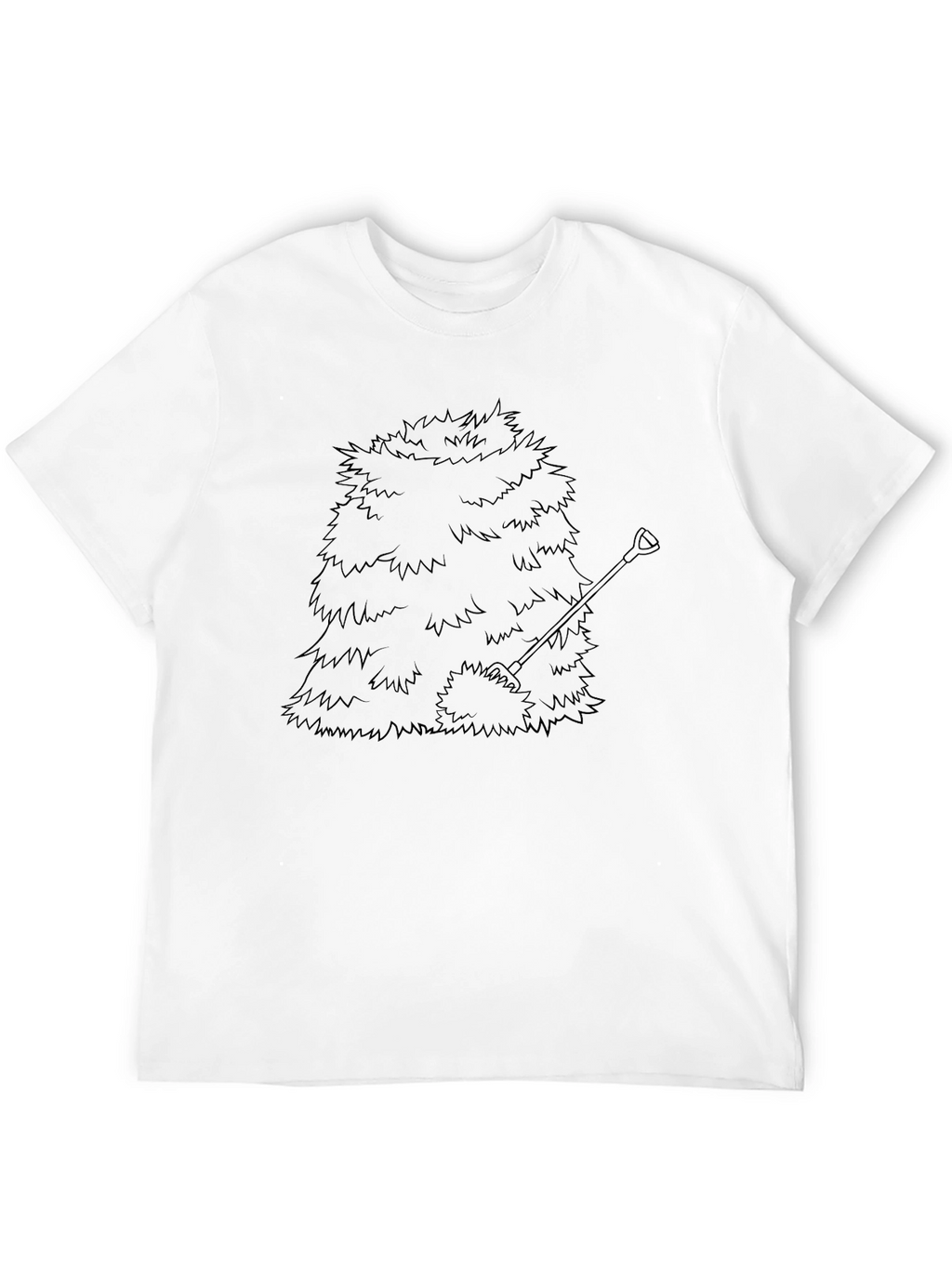 Bush Ghillie Suit Graphic Tee - Black
